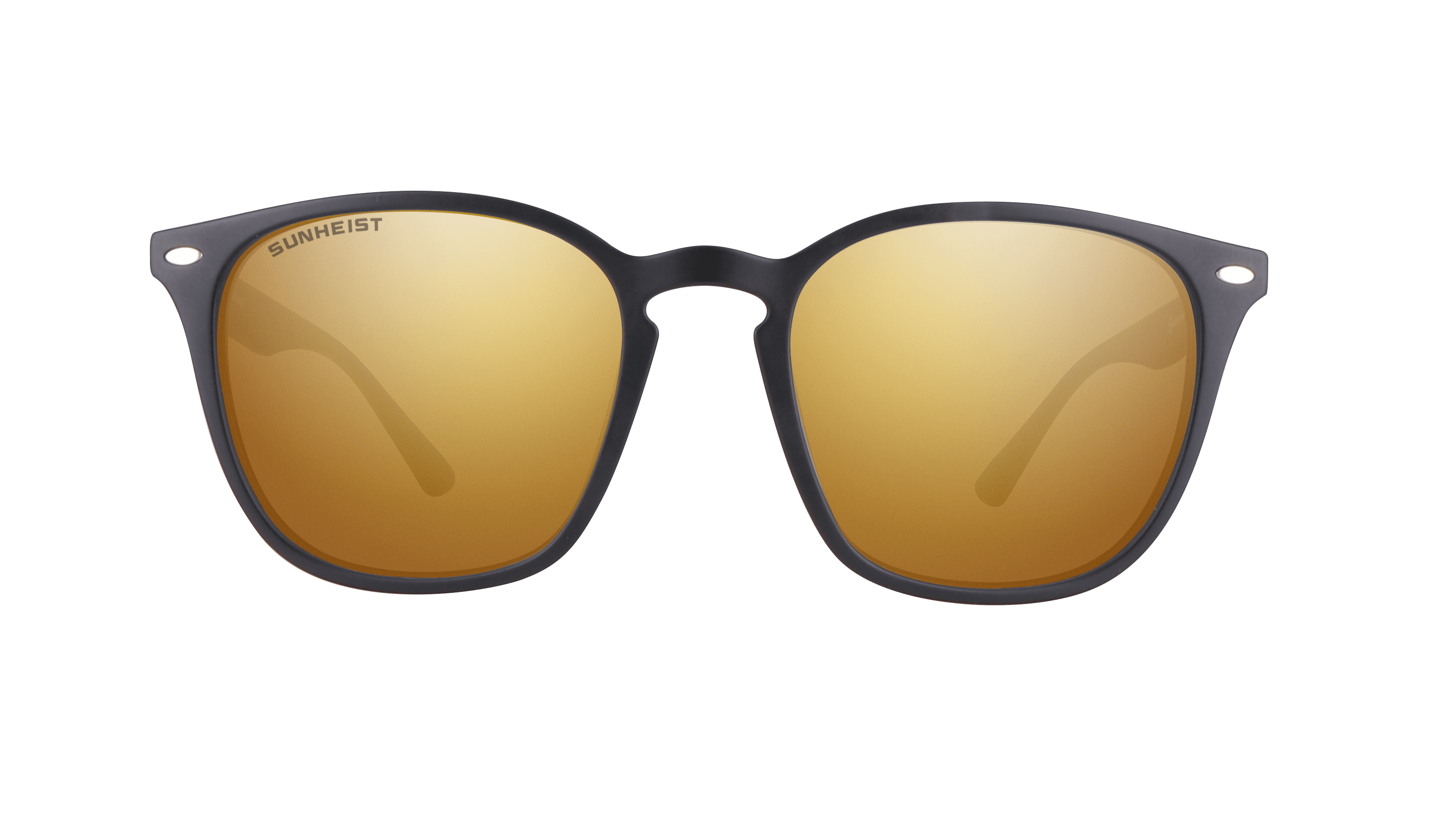 Matte Black / Brown with Gold Flash Mirror