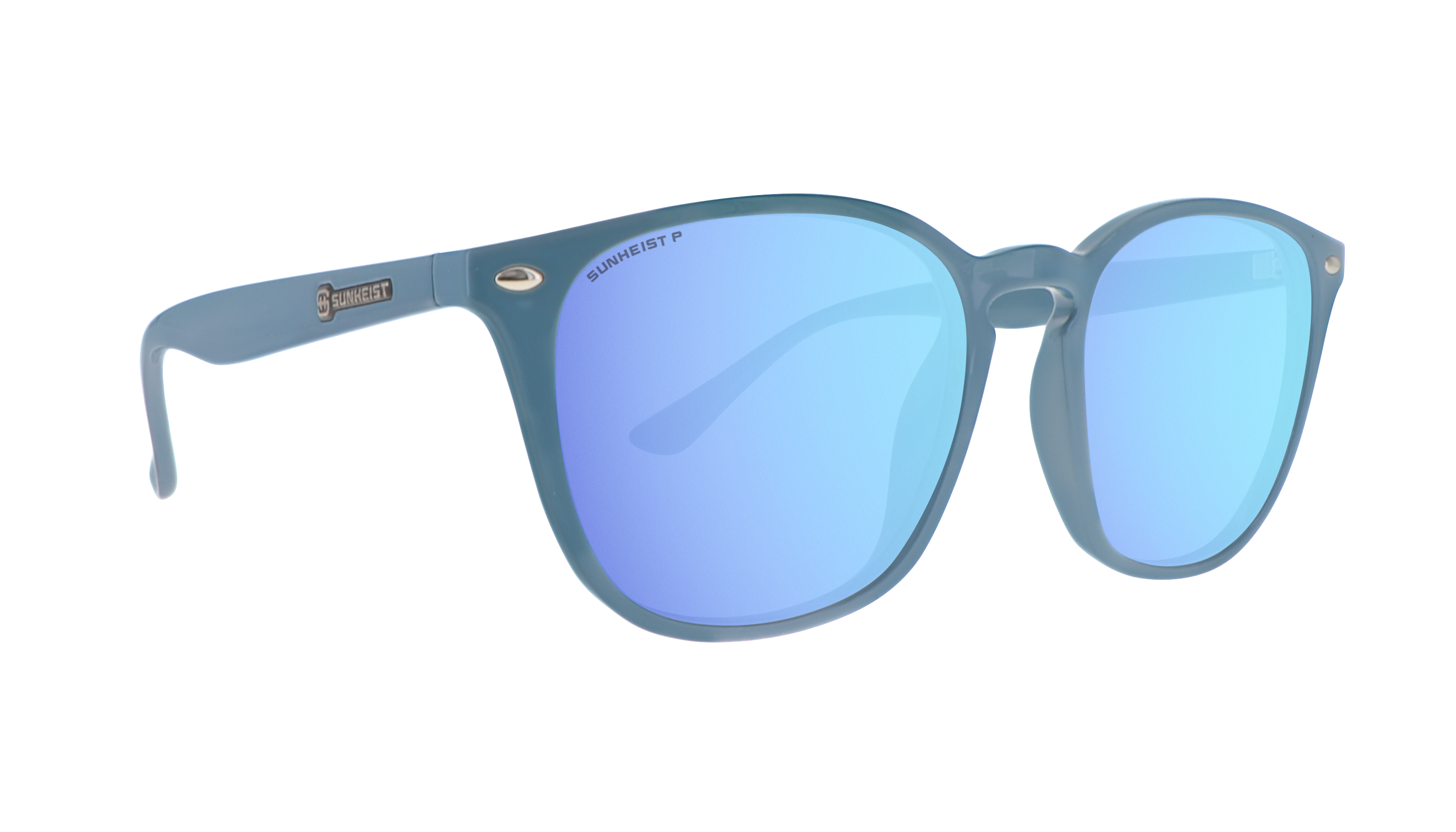 Gloss Sky Blue / Smoke with Icy Blue Mirror Polarized