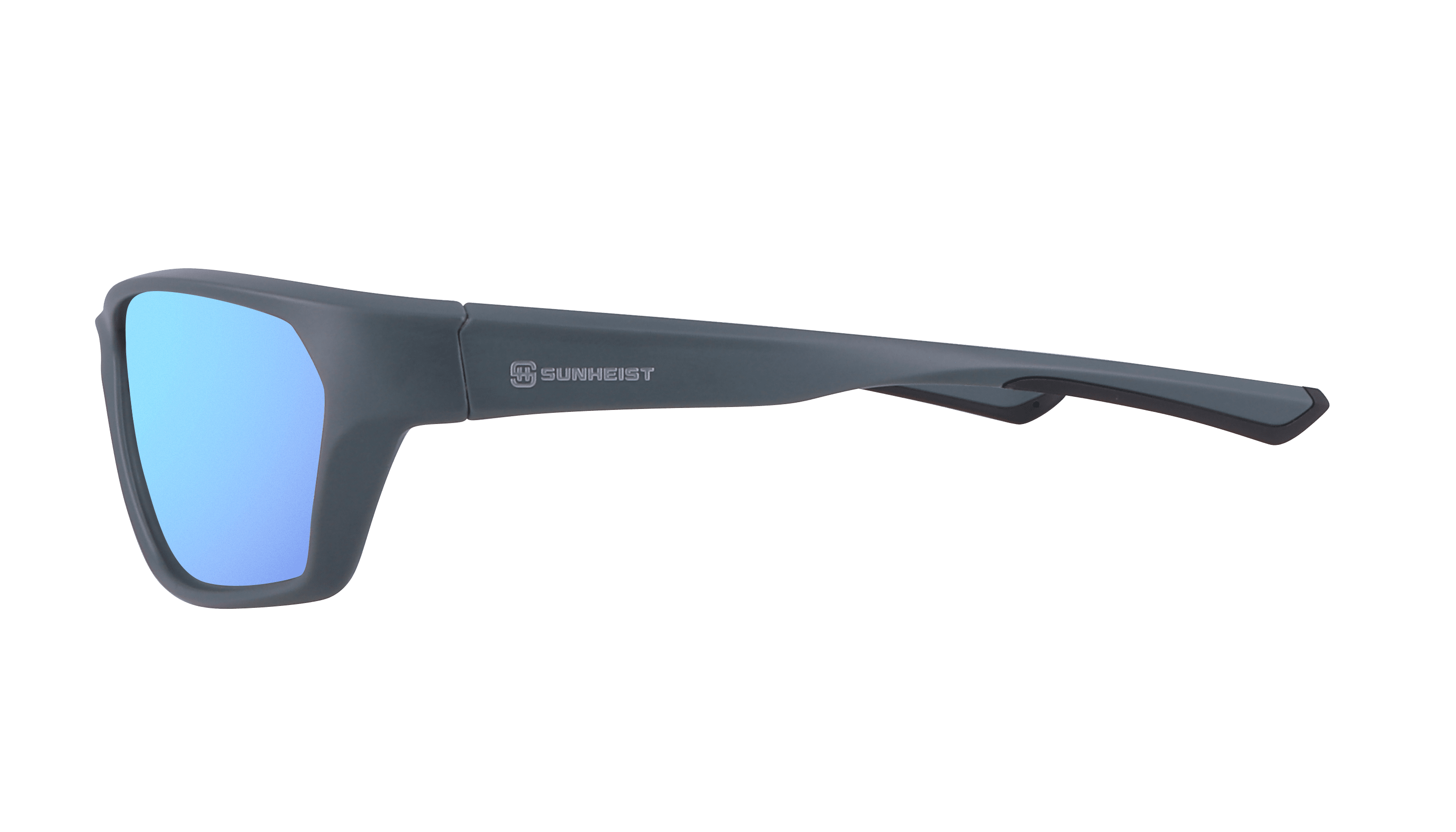 Matte Grey / Smoke with Icy Blue Mirror Polarized