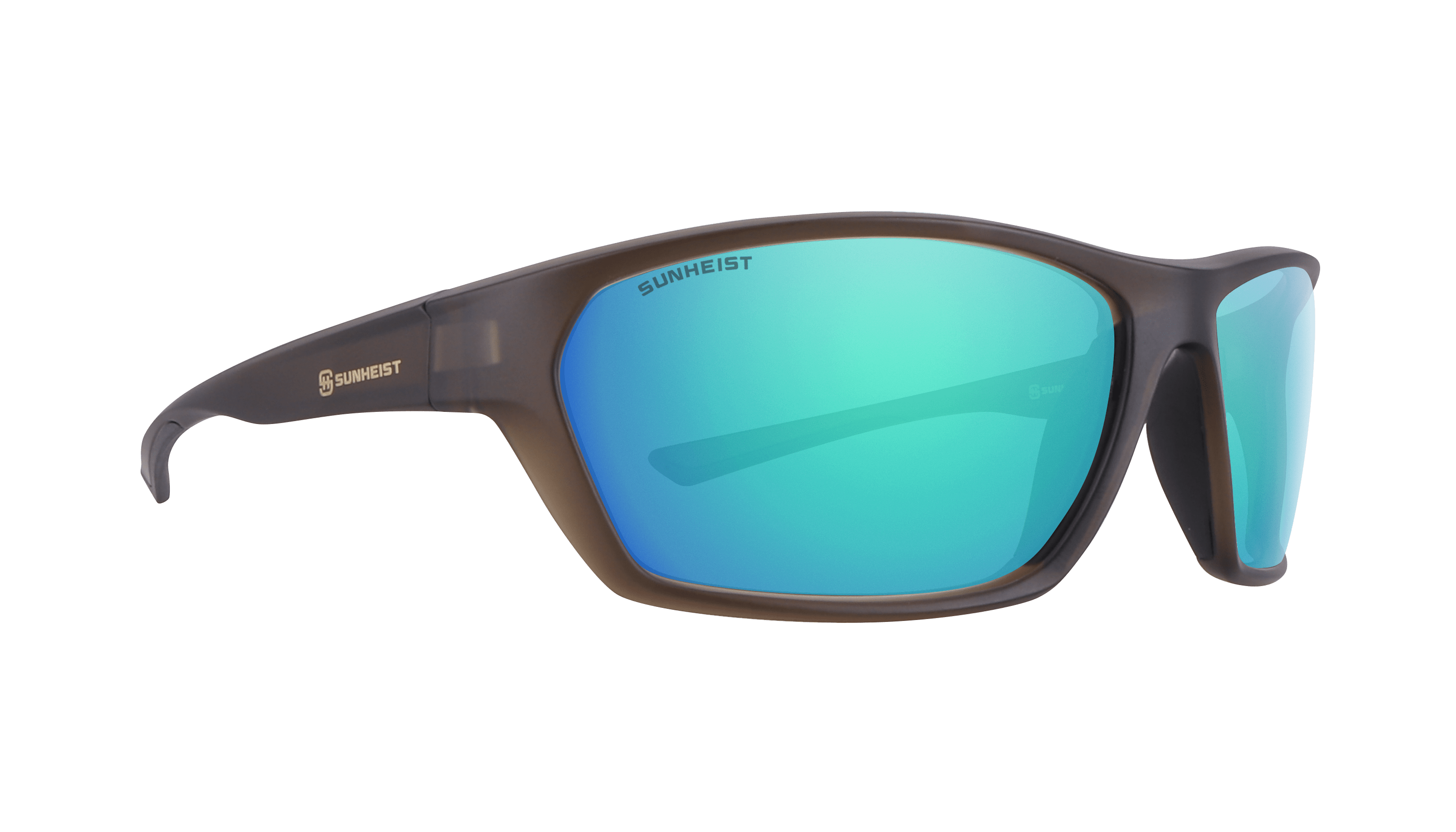 Matte Crystal Olive Green / Brown with Green Mirror