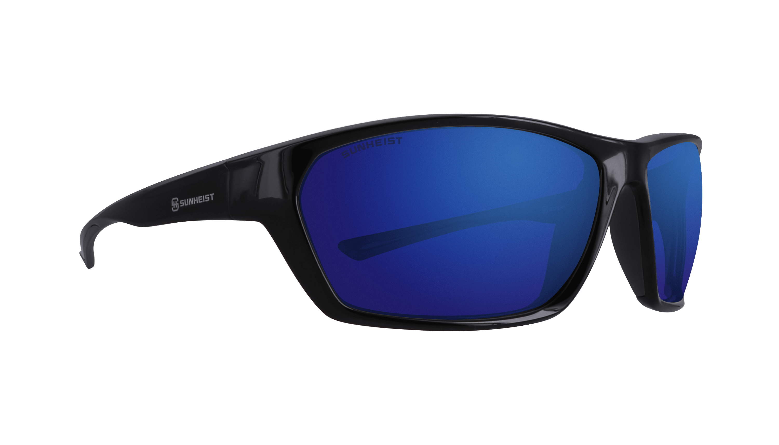 Gloss Black / Smoke with True Blue Mirror