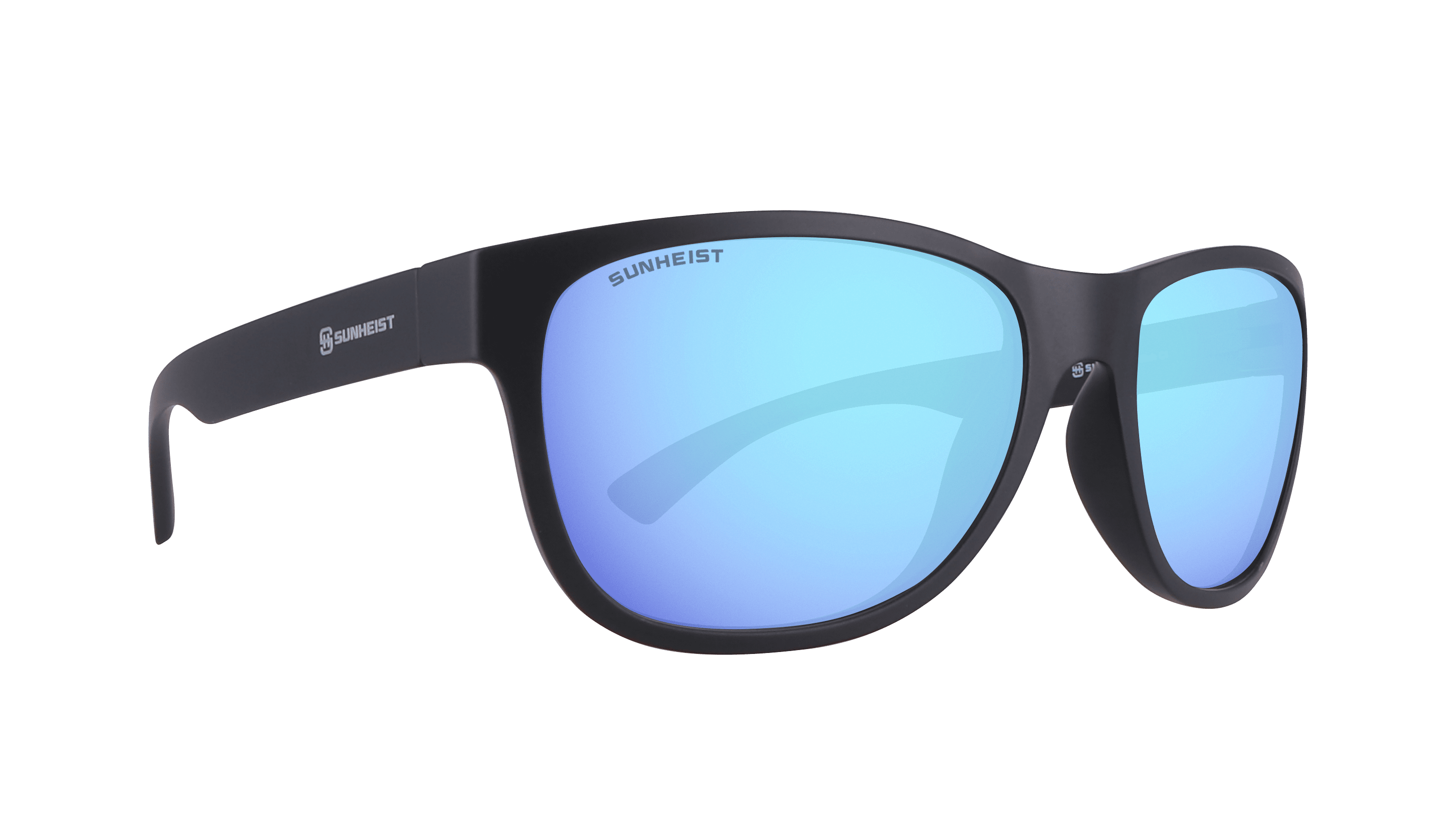 Matte Black / Smoke with Icy Blue Mirror