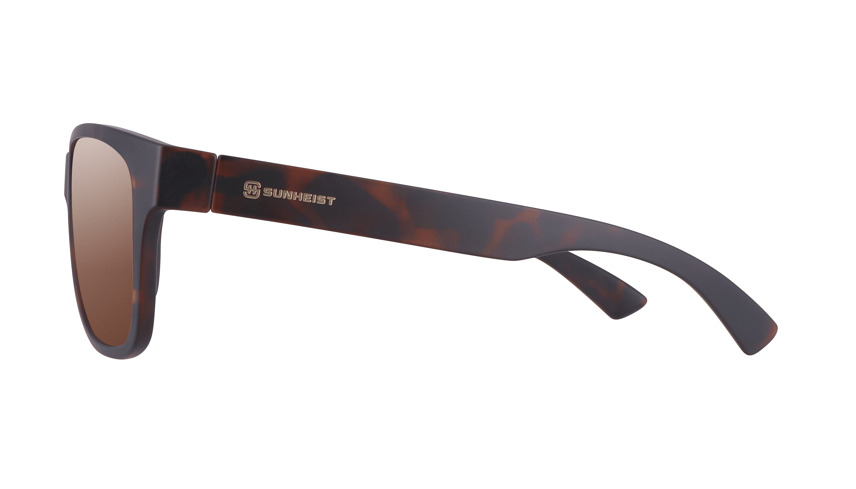 Matte Brown Tortoise / Brown with Light Mirror