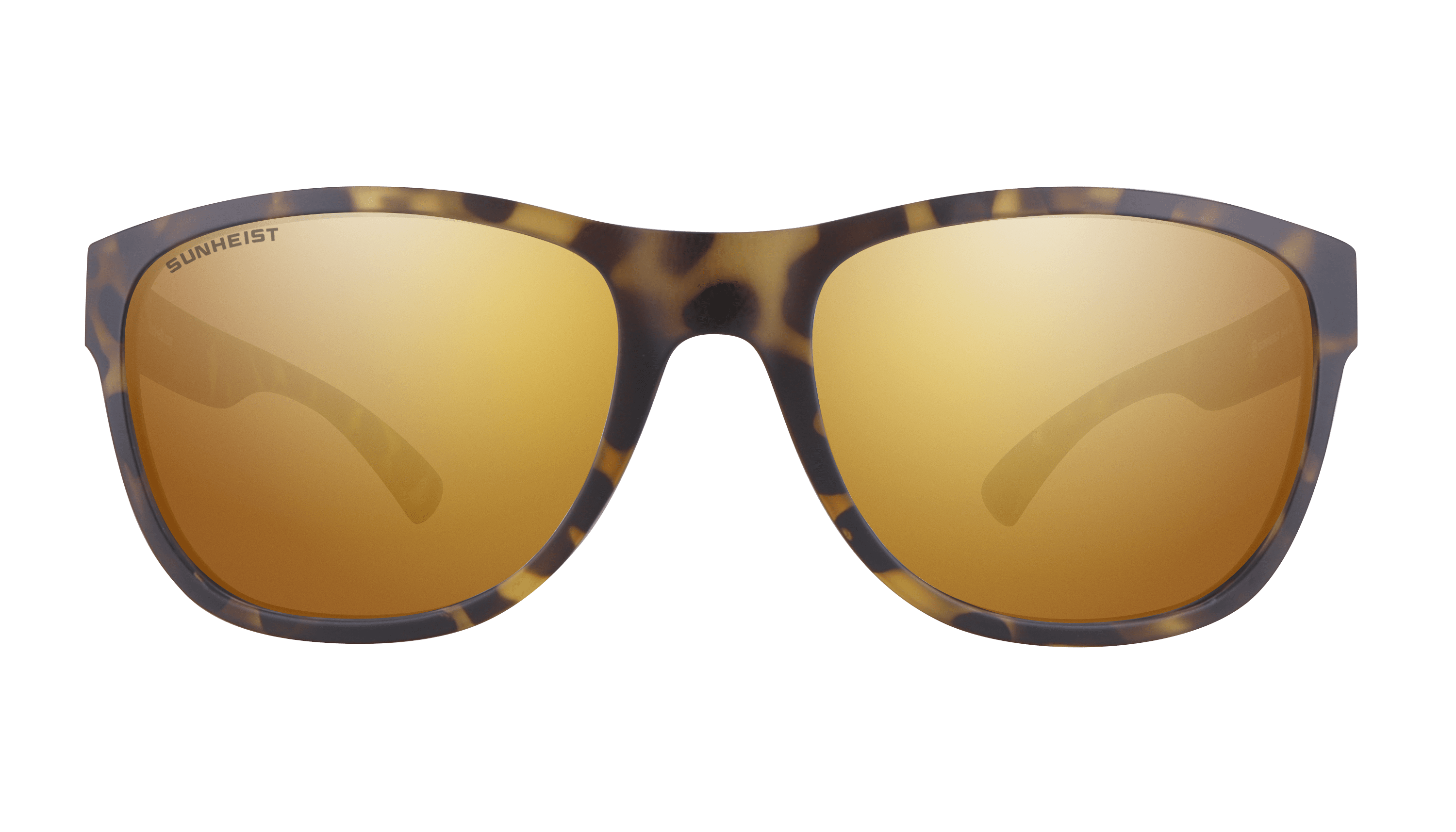 Matte Yellow Tortoise / Brown with Gold Mirror