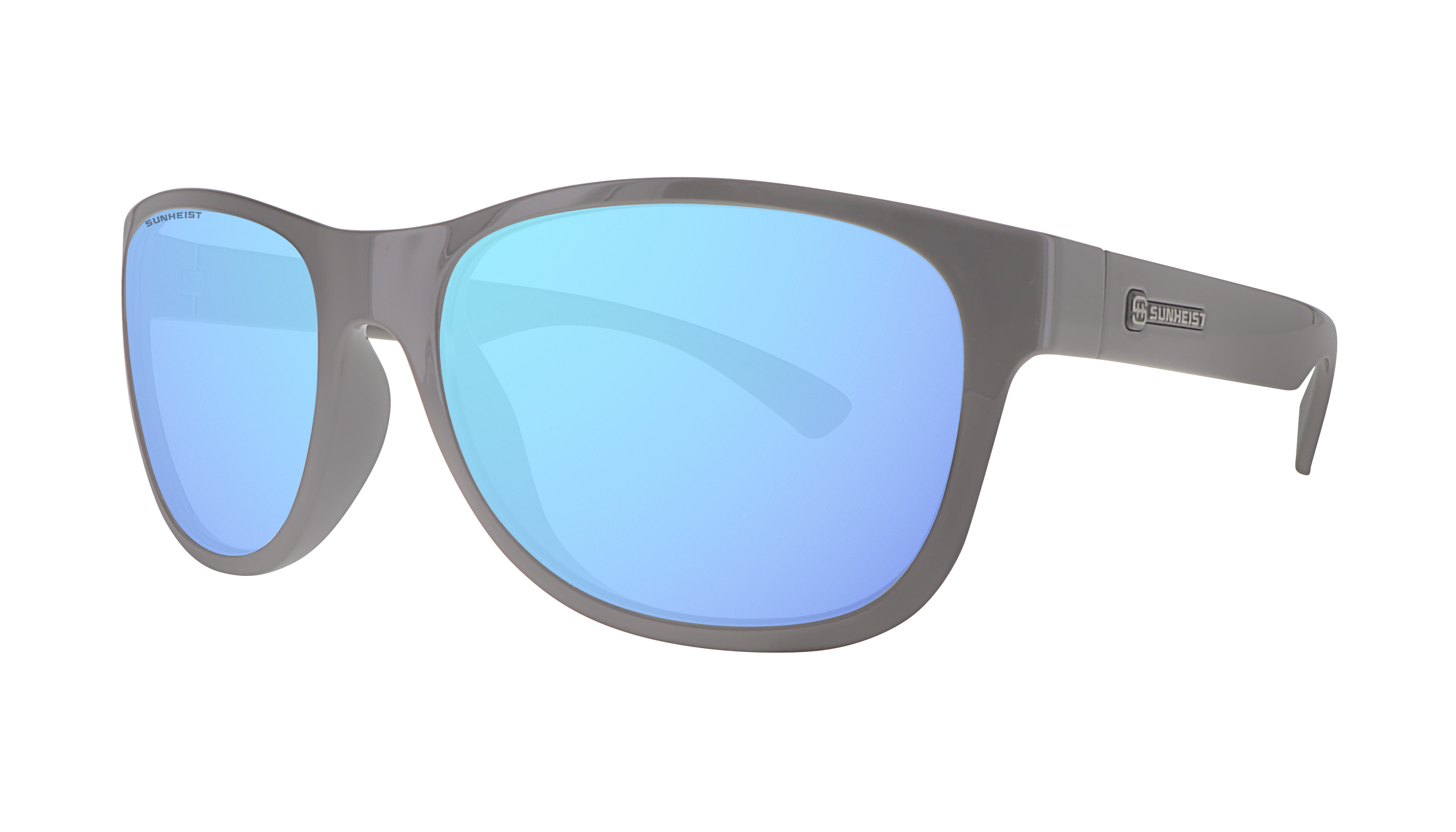 Gloss Gray / Smoke with Icy Blue Mirror