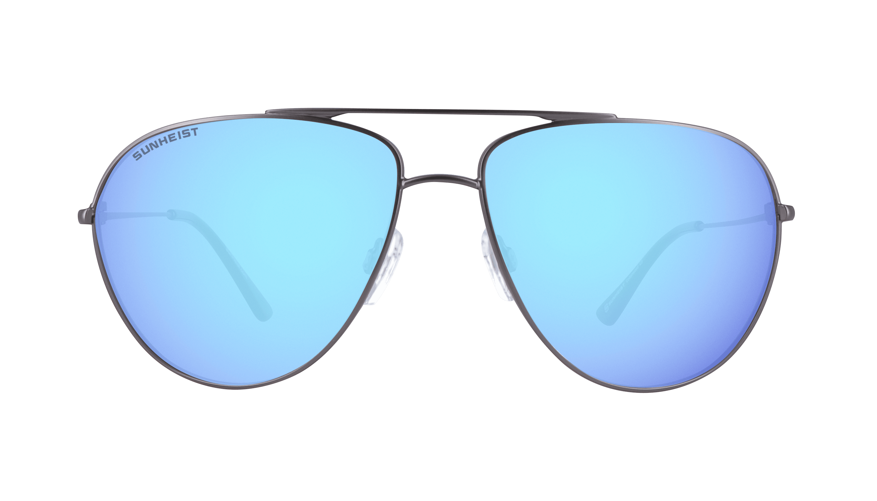 Matte Dark Gun / Smoke with Icy Blue Mirror Polarized