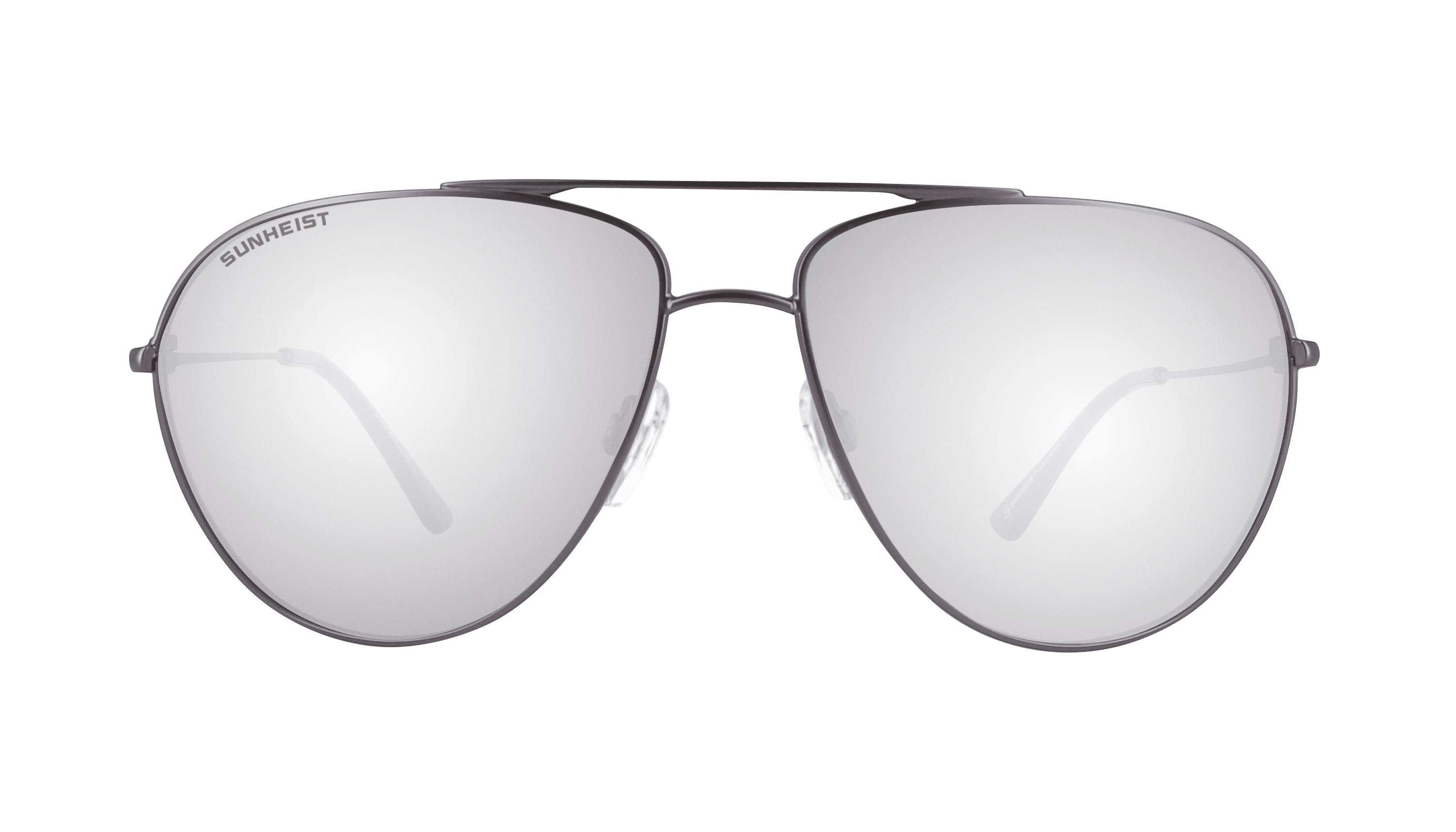 Matte Dark Gun / Smoke with Full Mirror