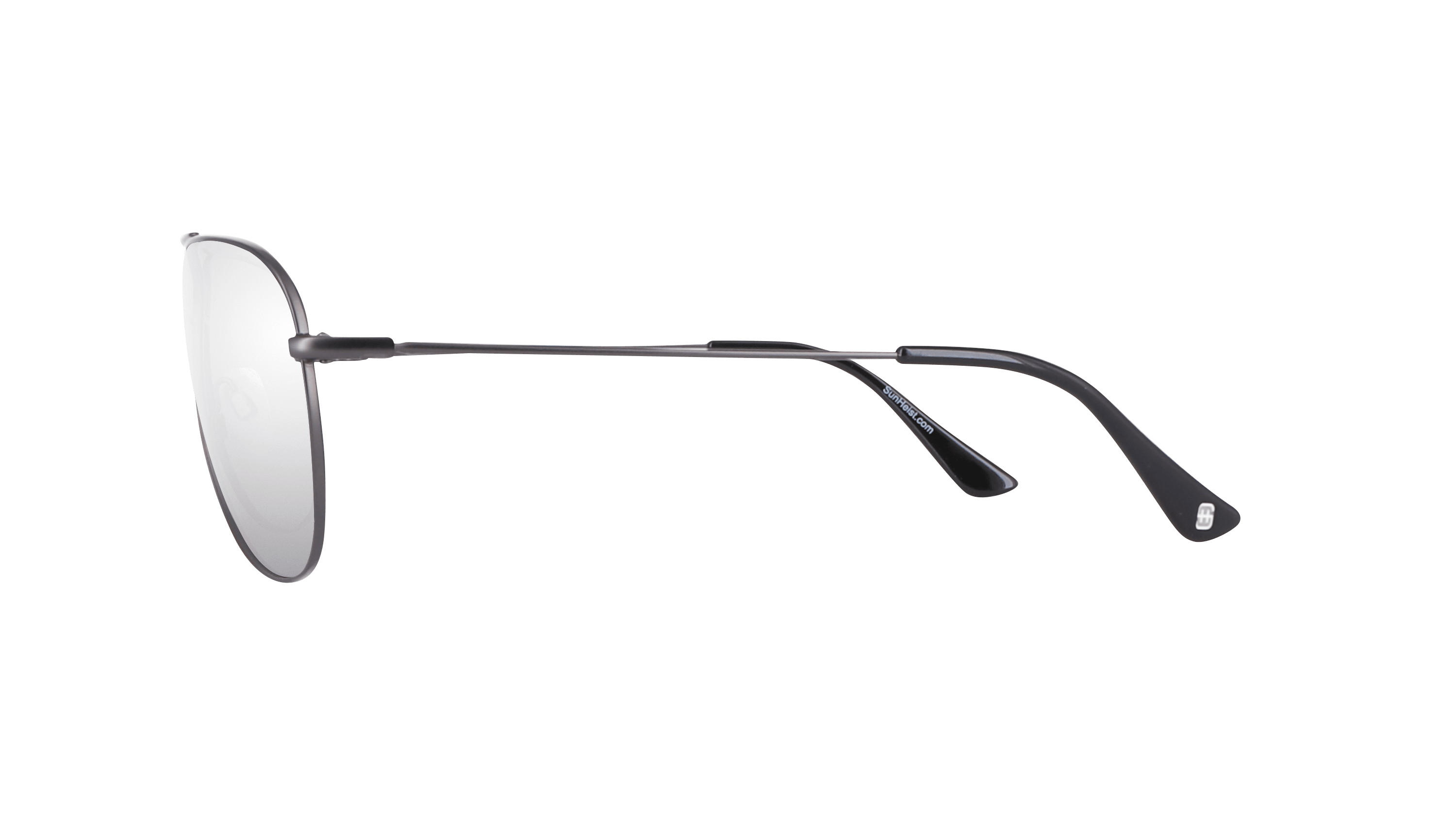 Matte Dark Gun / Smoke with Full Mirror