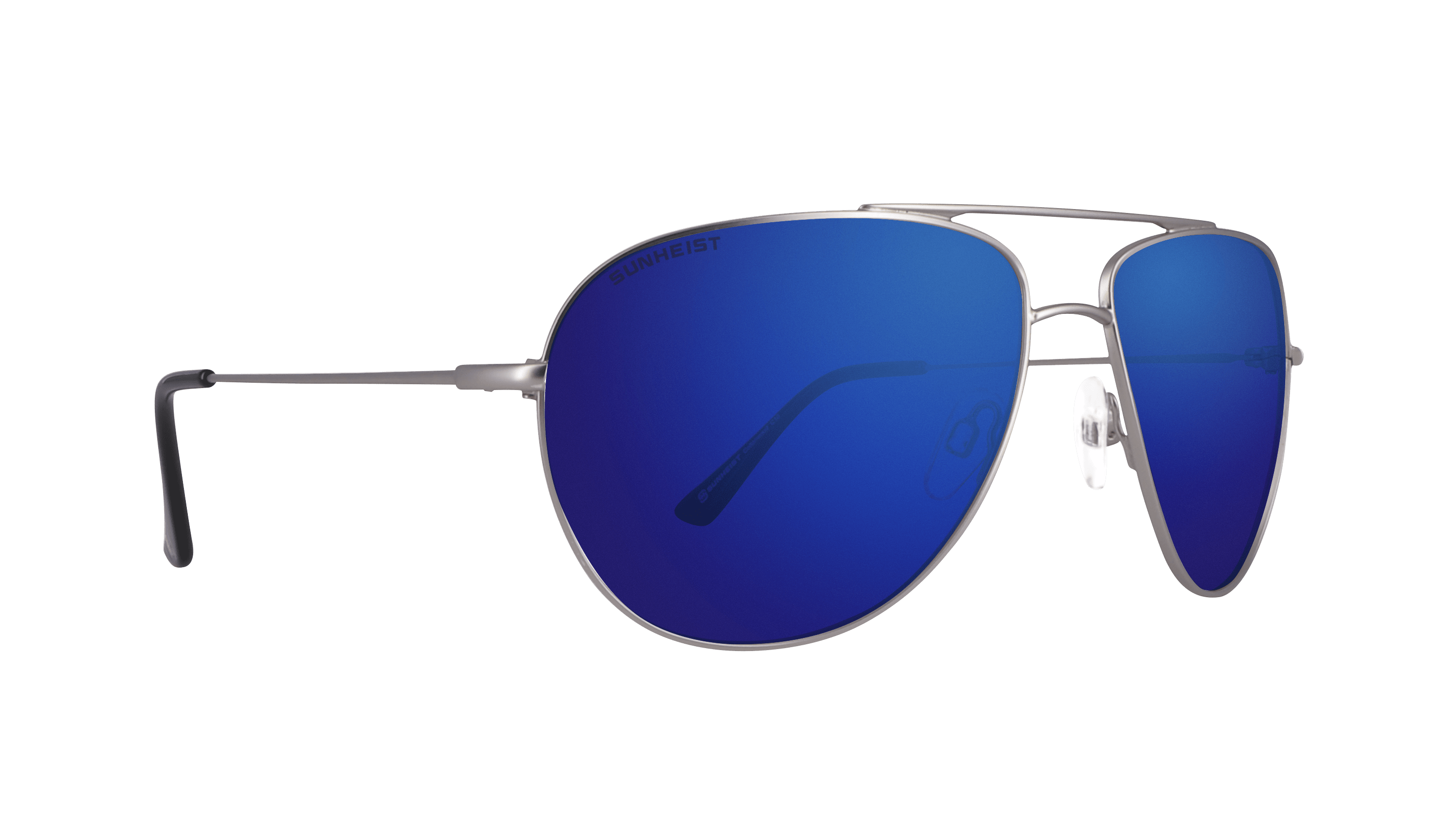 Smoke with True Blue Mirror