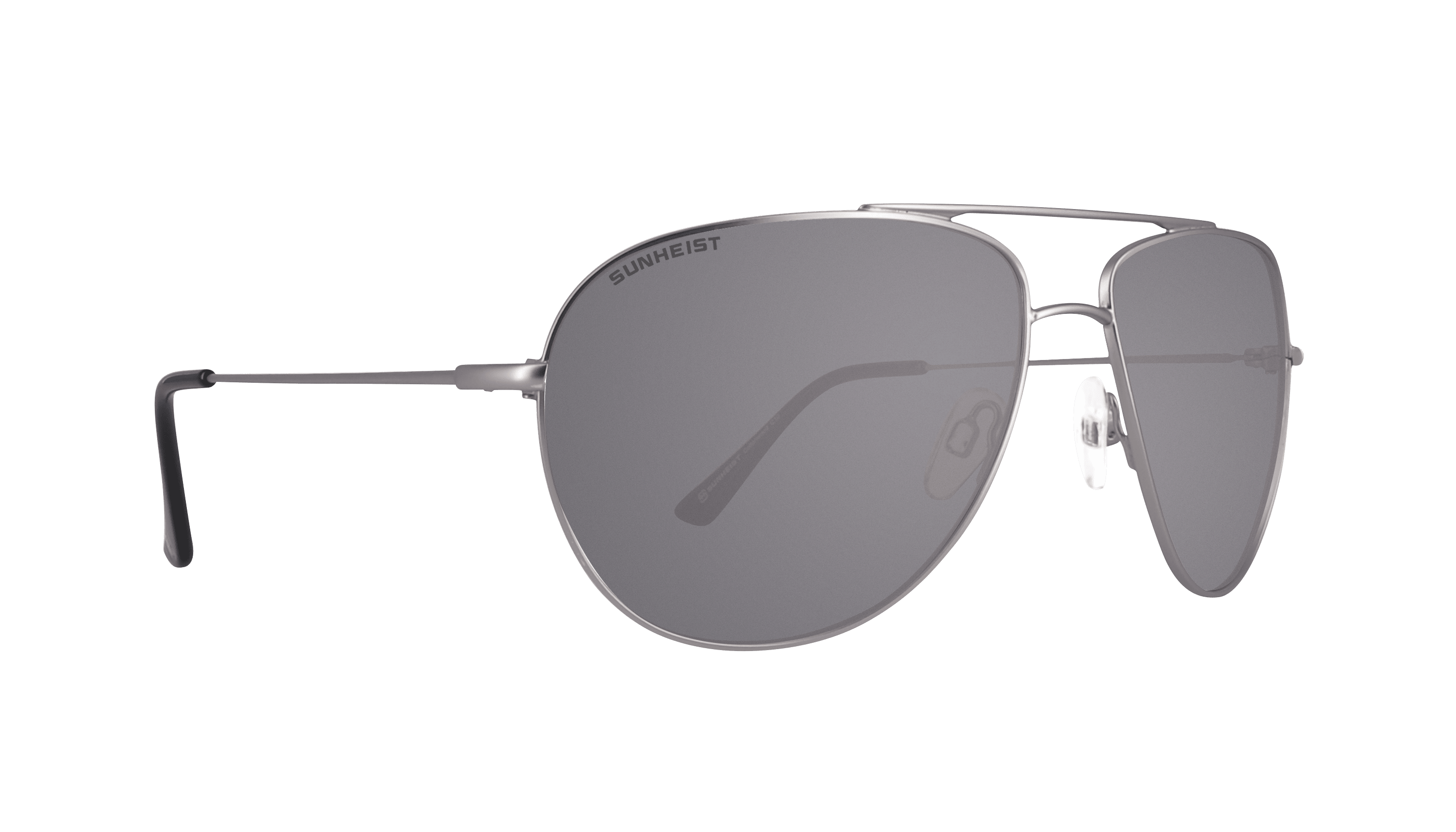 Matte Silver / Smoke Polarized