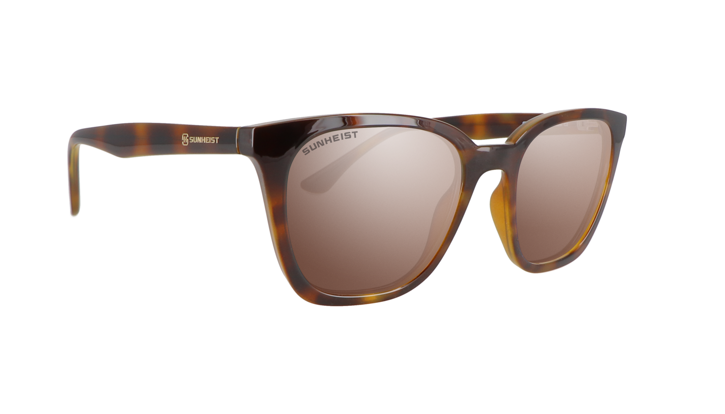 Gloss Jelly Brown Tortoise / Brown Gradient with Light Mirror