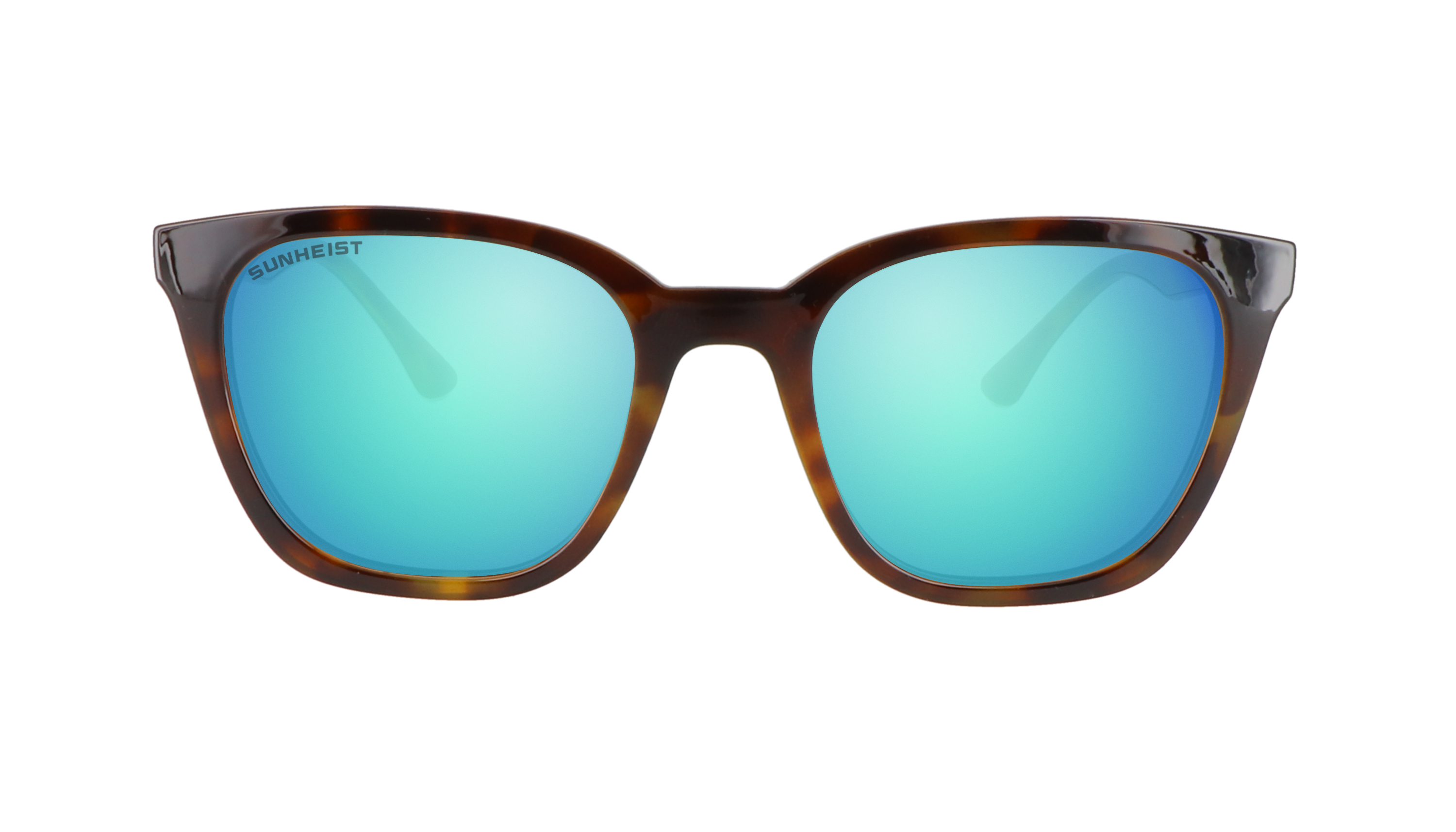 Gloss Jelly Brown Tortoise / Brown with Green Mirror