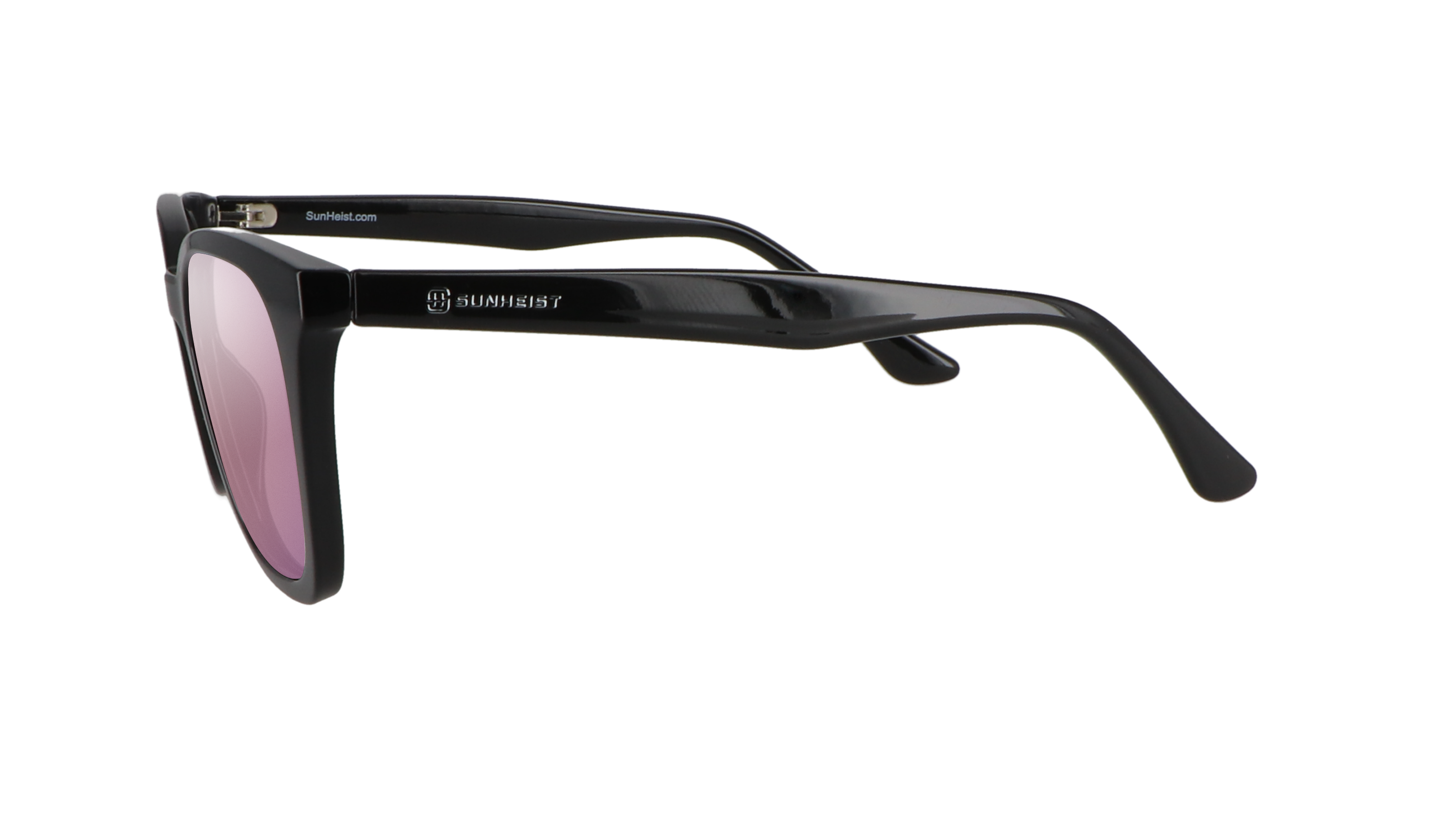 Gloss Black / Smoke with Rose Gold Mirror