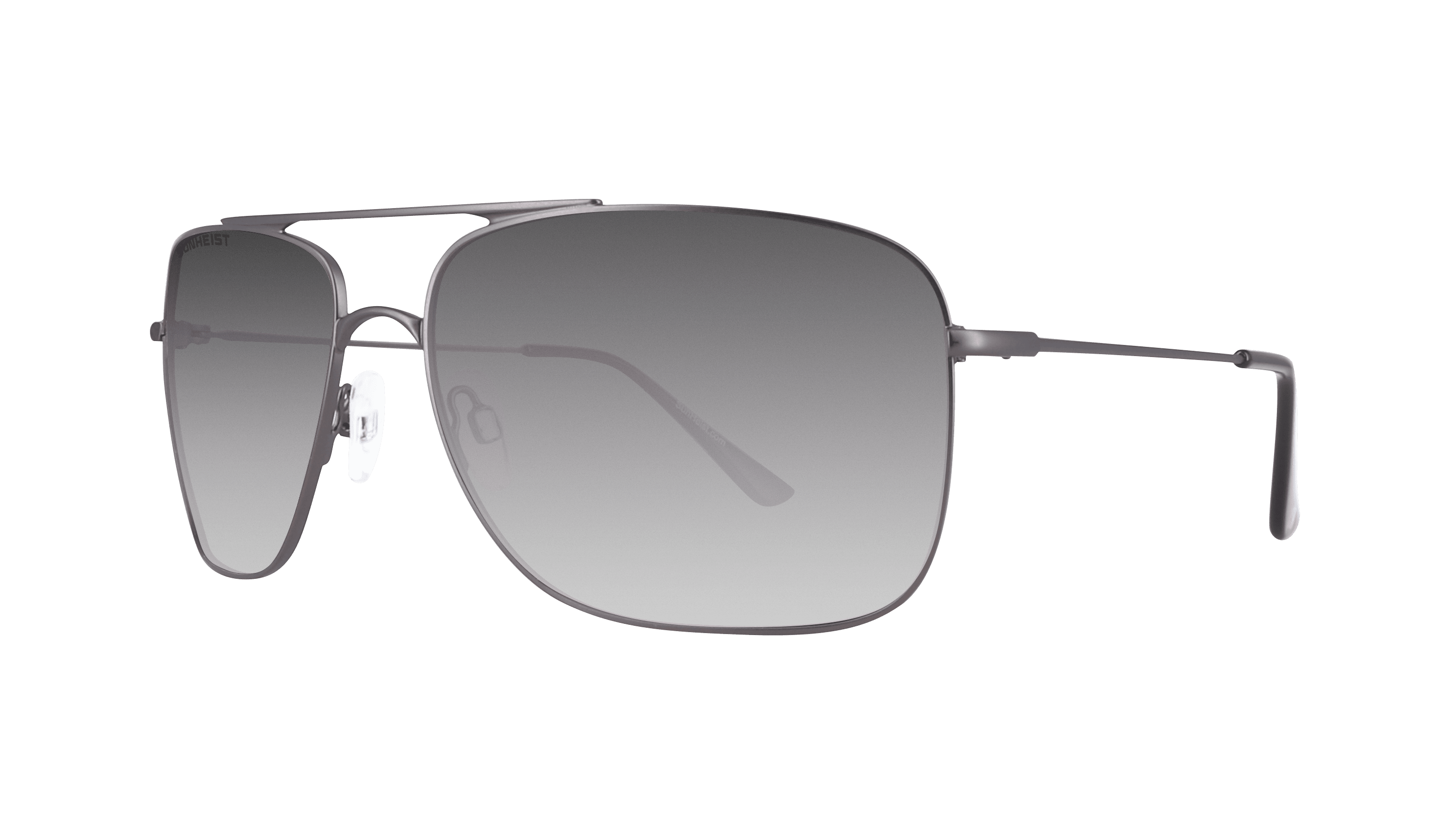 Matte Dark Gun / Smoke Gradient with Light Mirror