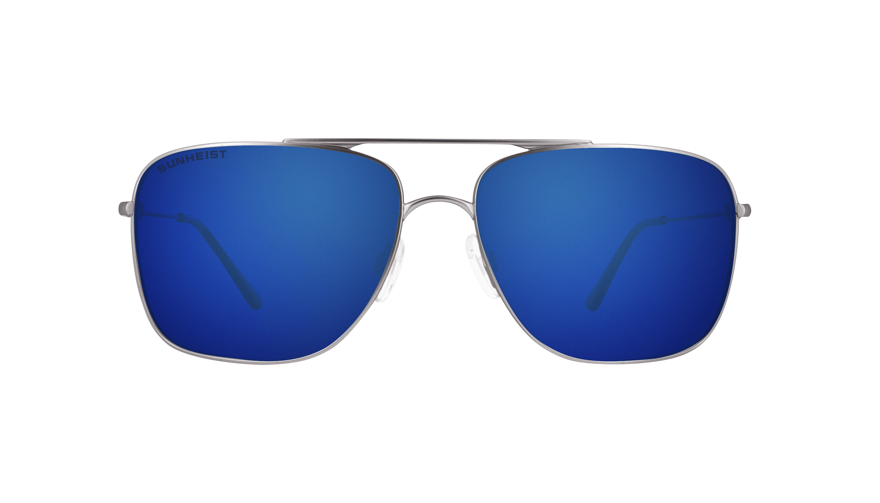 Silver / Smoke with True Blue Mirror