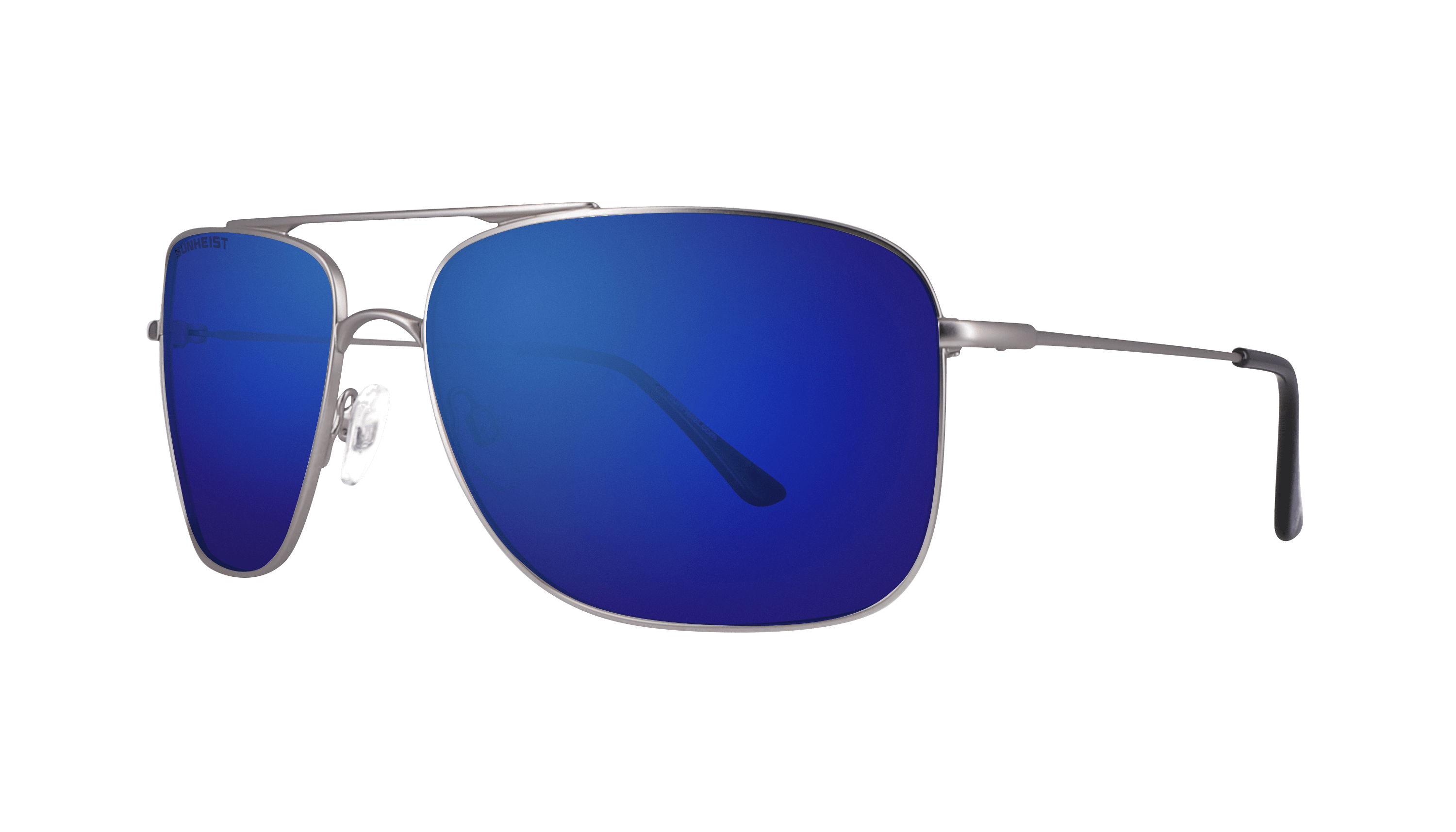 Silver / Smoke with True Blue Mirror