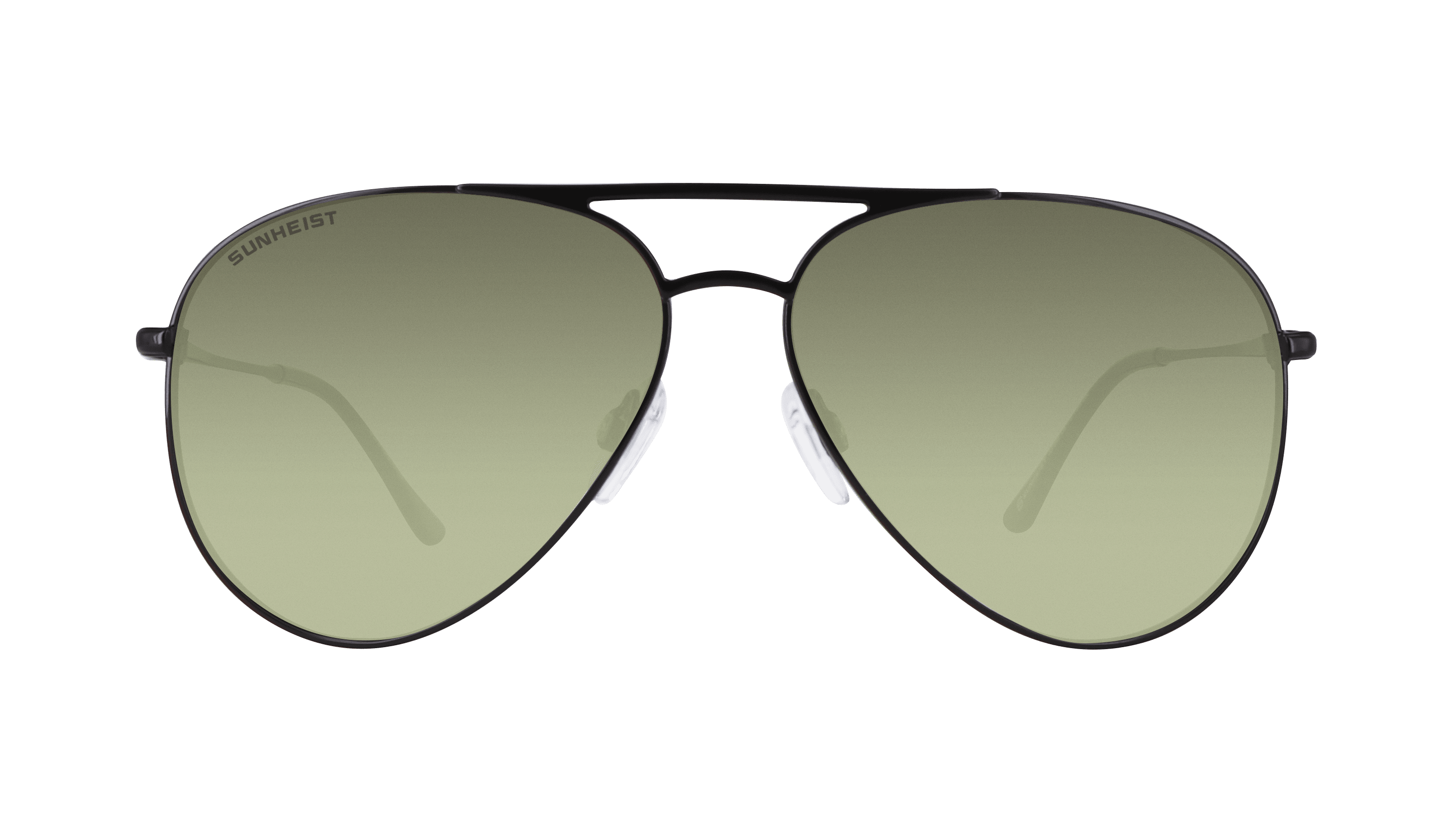 Gloss Black / Gradient Green with Light Mirror