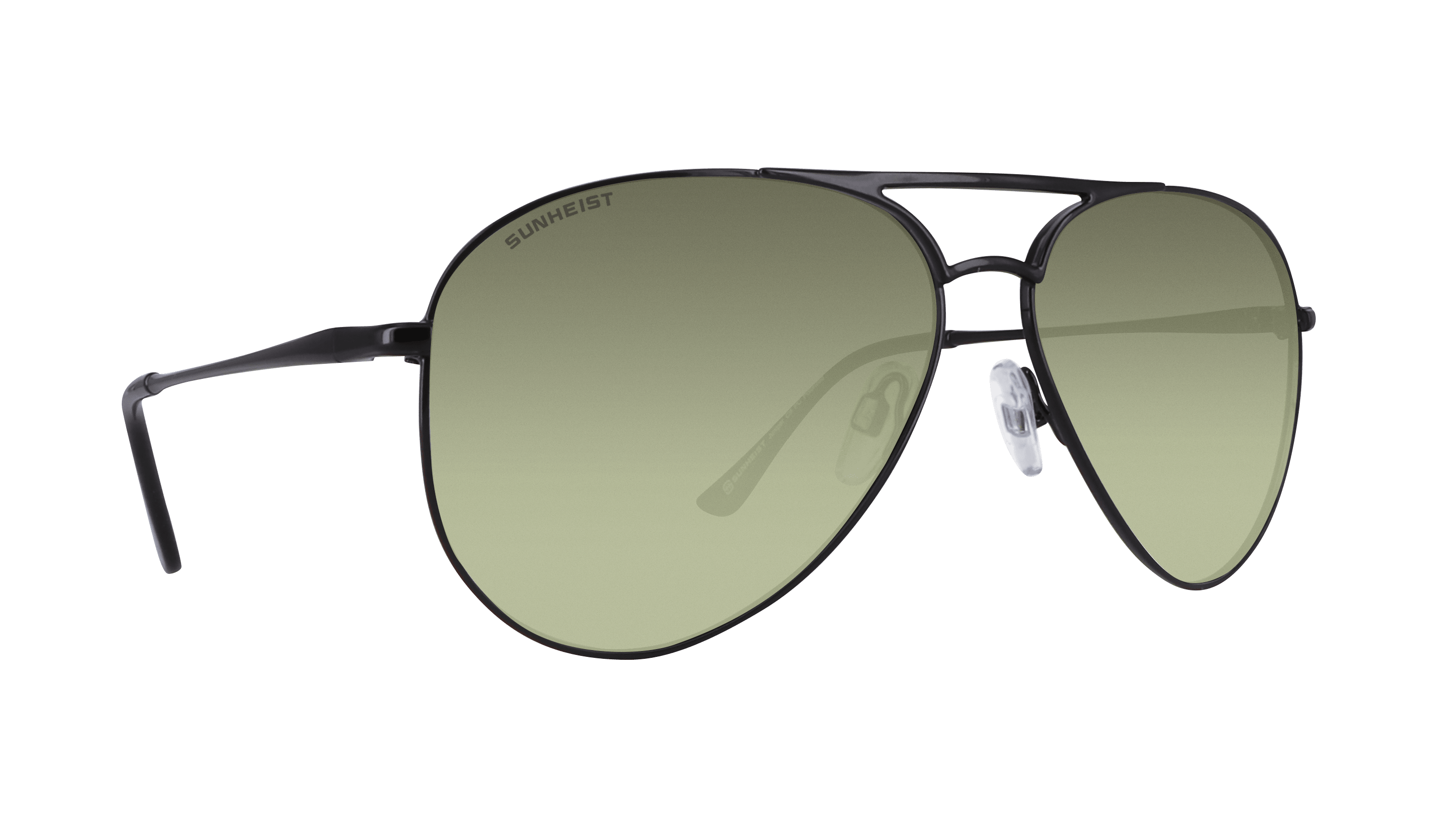 Gloss Black / Gradient Green with Light Mirror