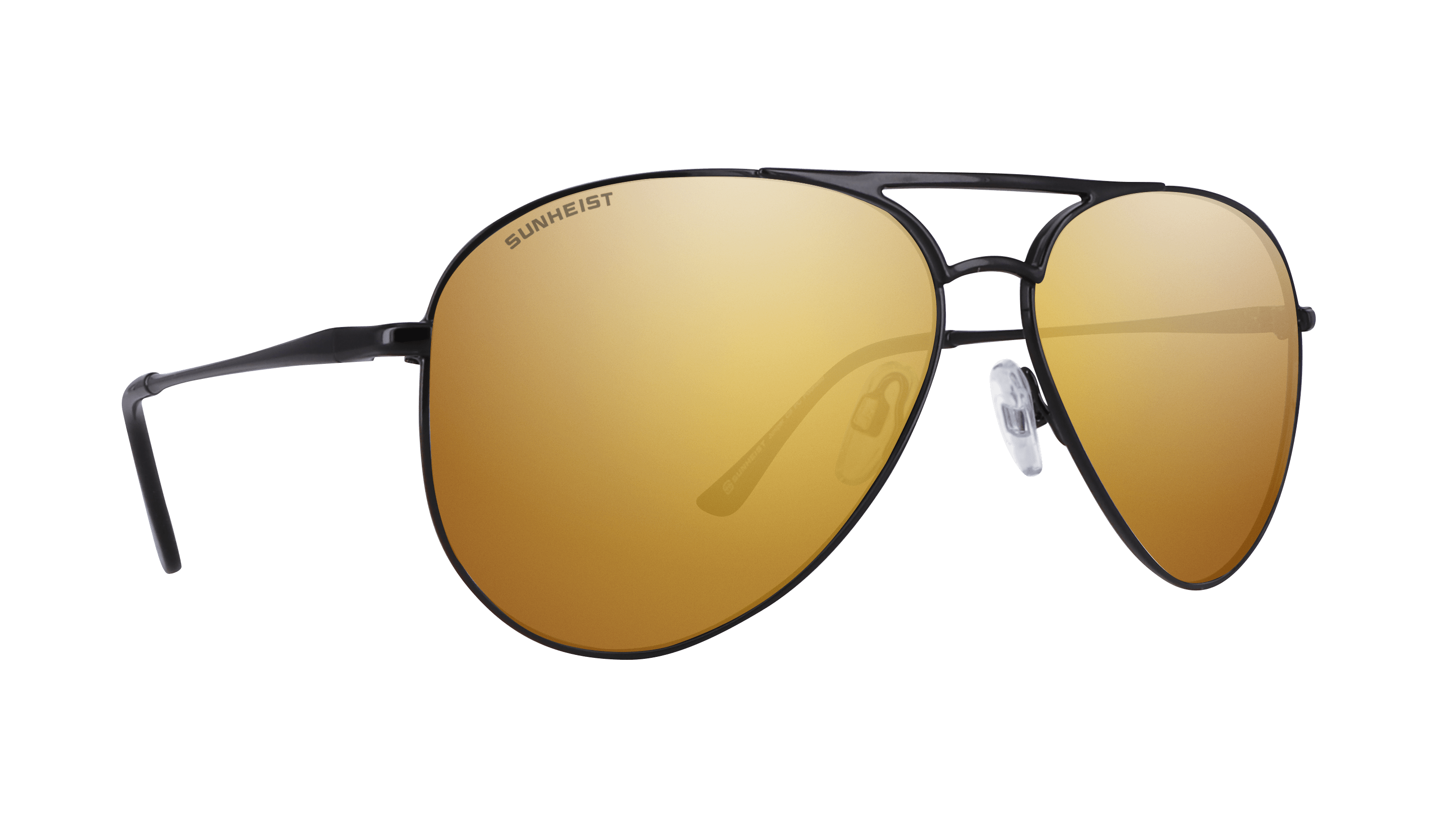 Gloss Black / Brown with Gold Mirror