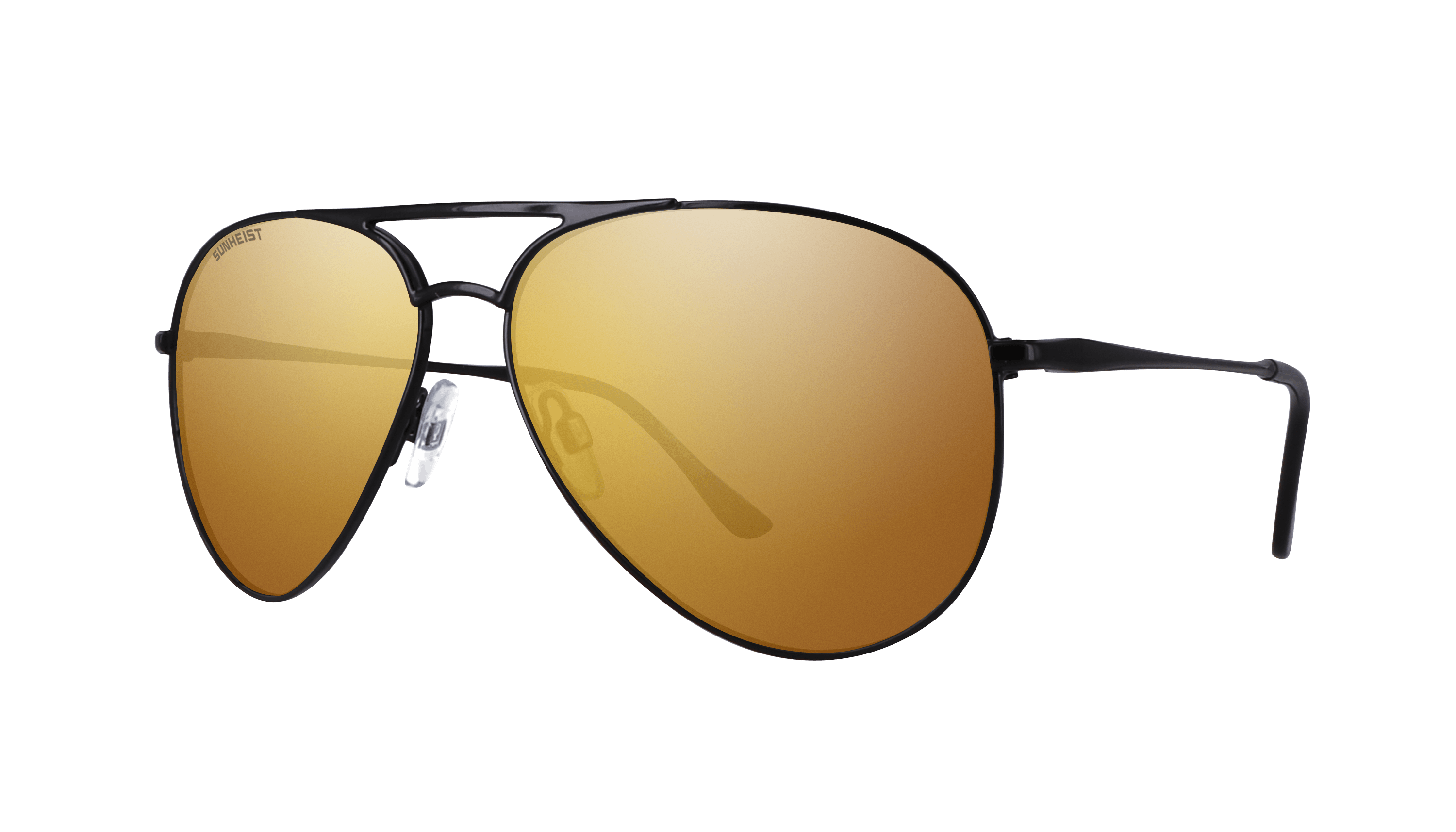 Gloss Black / Brown with Gold Mirror