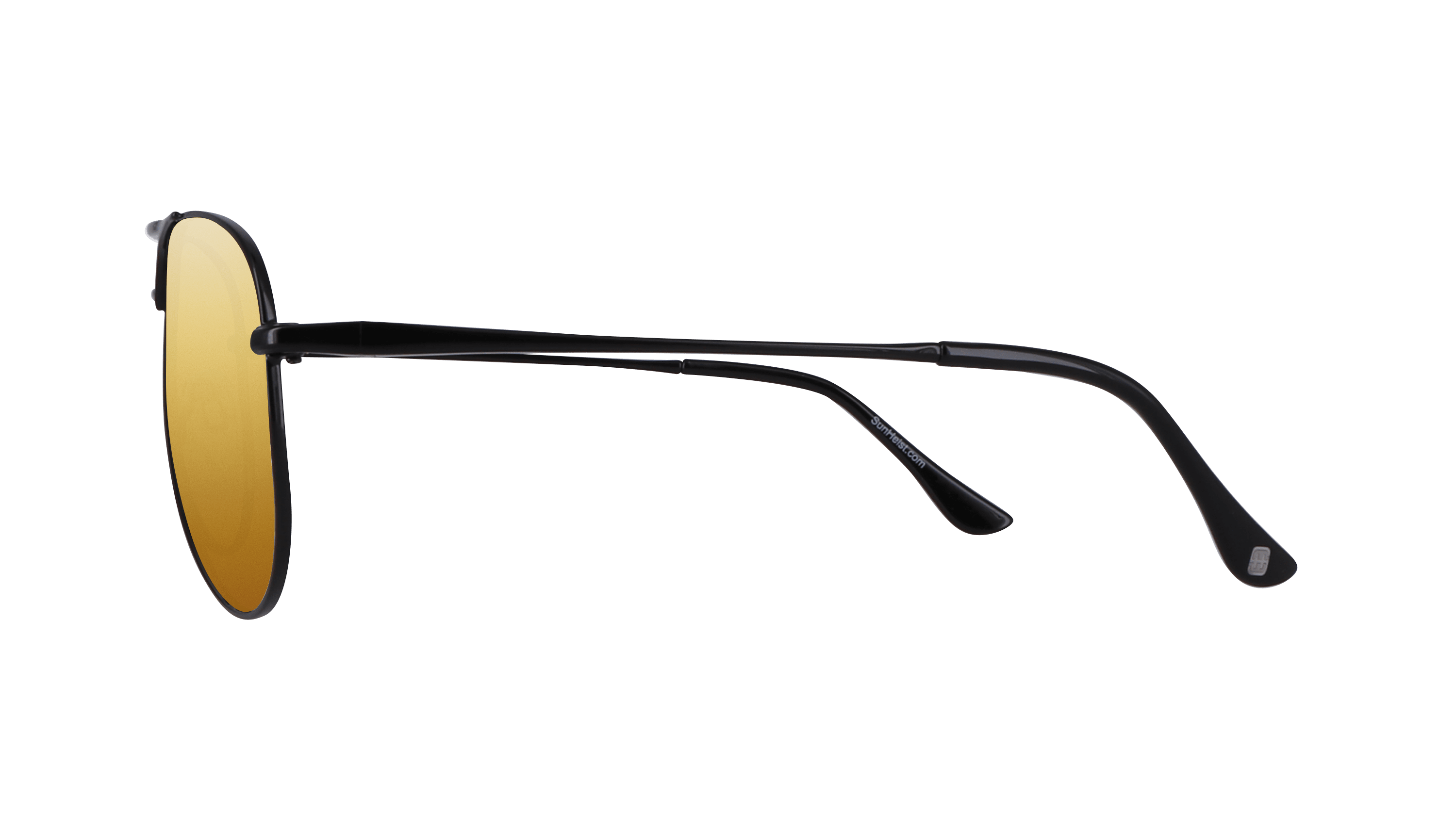 Gloss Black / Brown with Gold Mirror