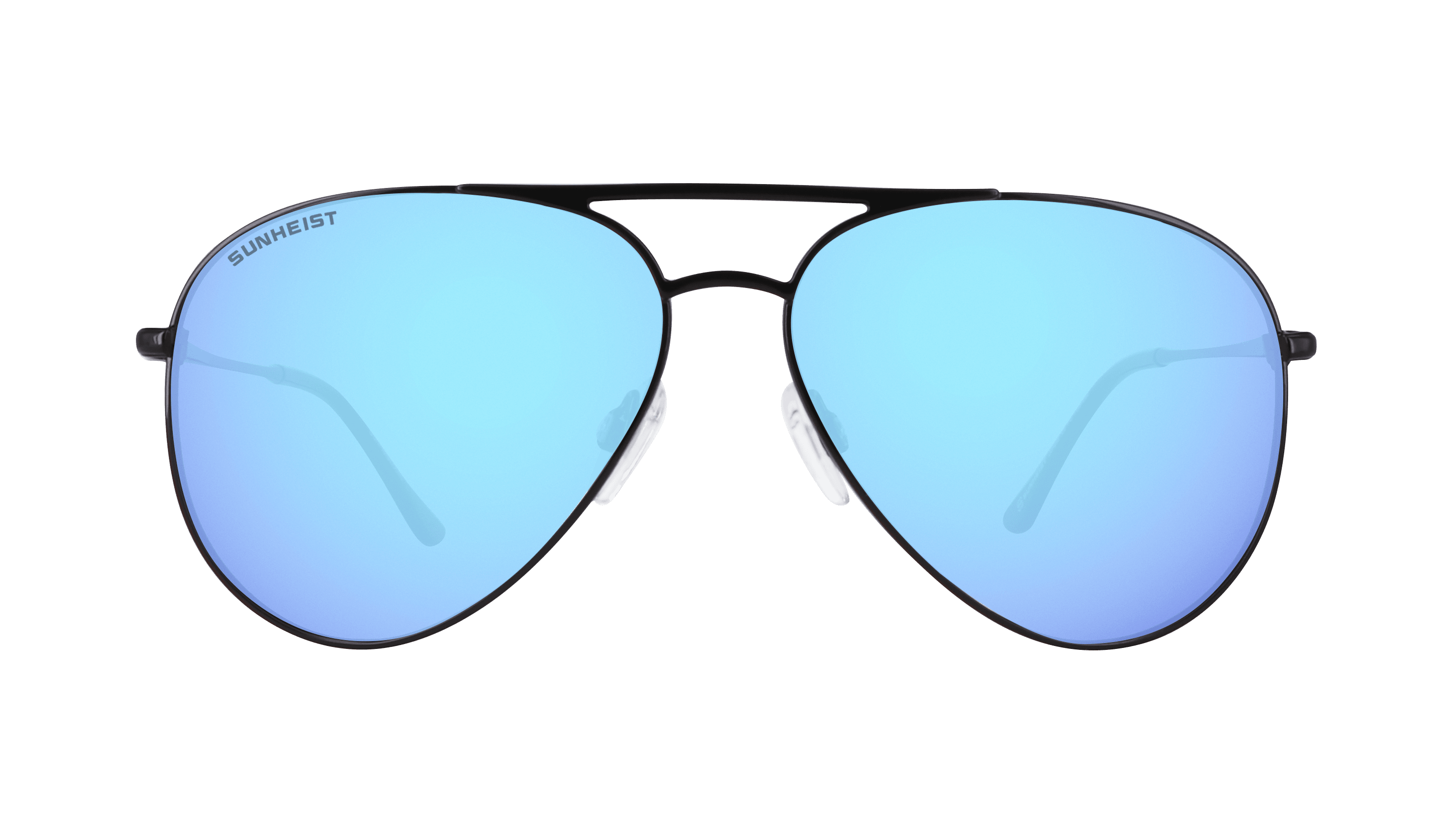 Gloss Black / Smoke with Icy Blue Mirror