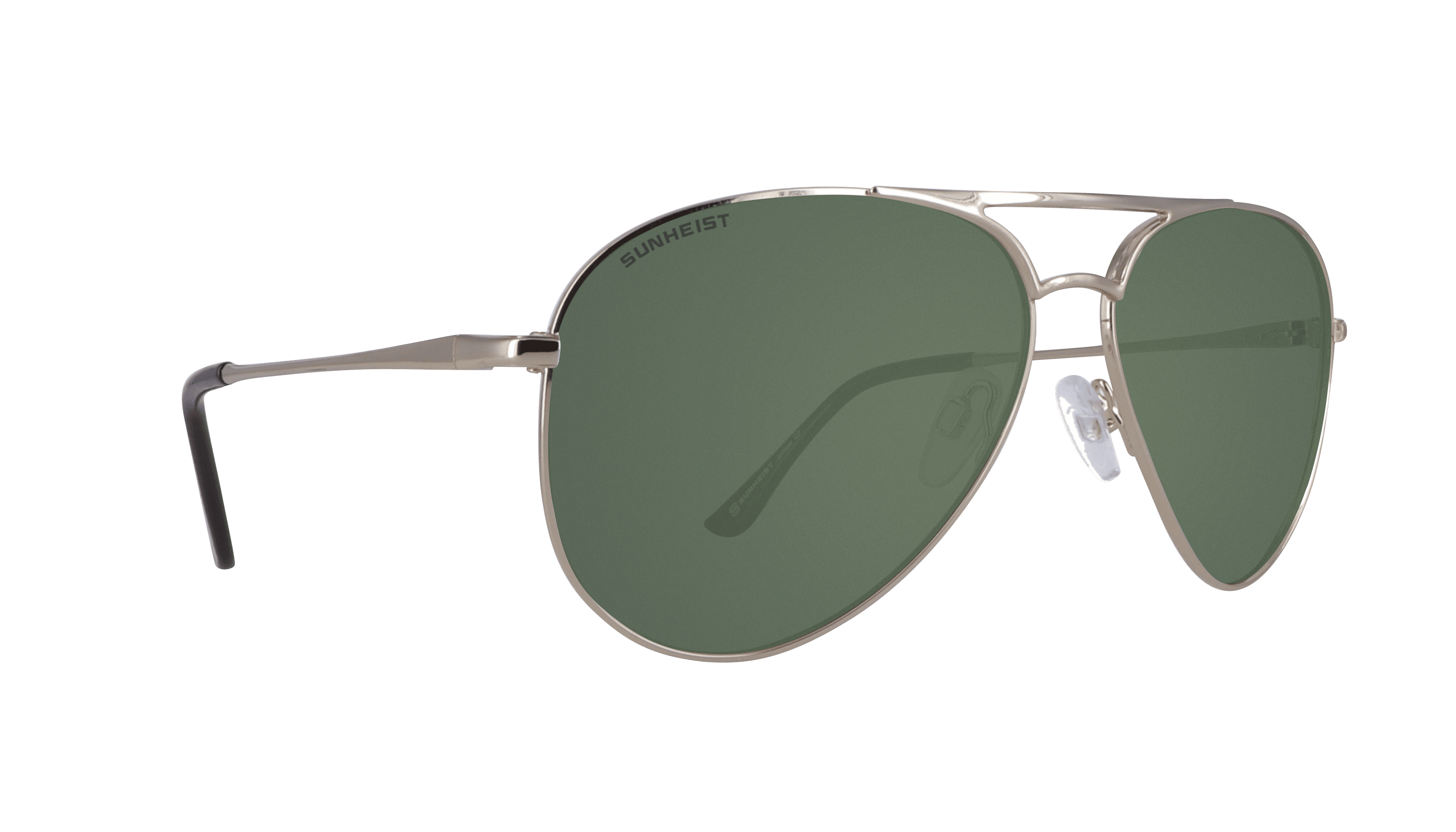 Gloss Light Gold / Green Polarized