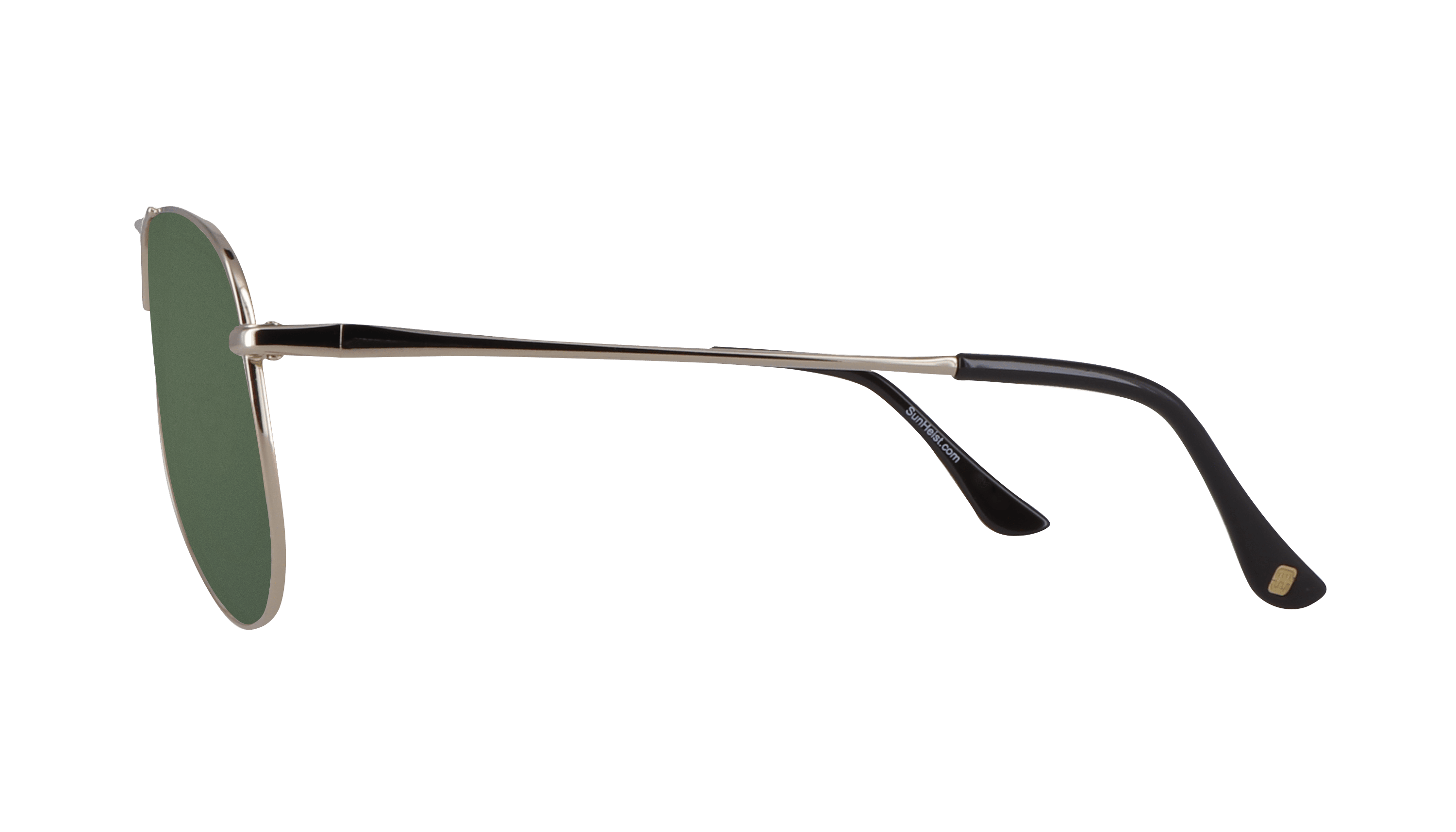 Gloss Light Gold / Green Polarized