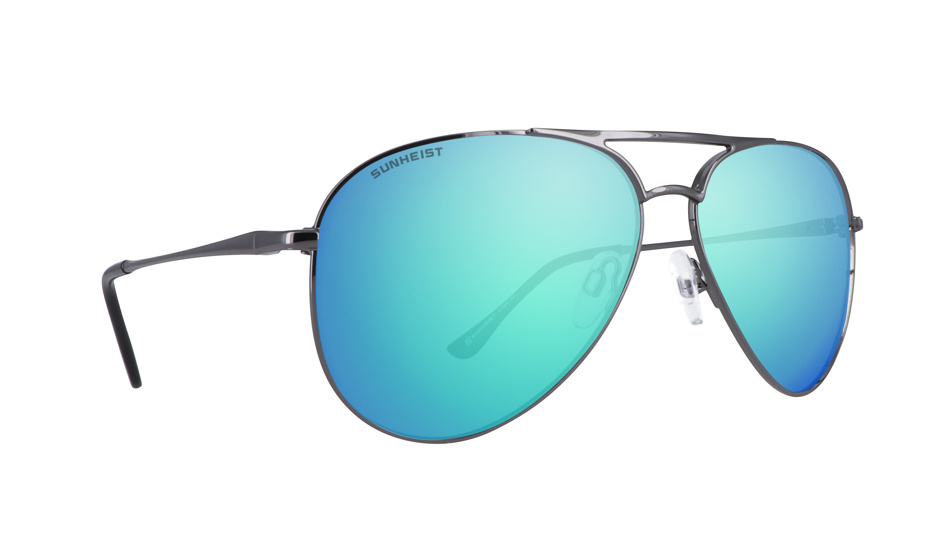 Gloss Dark Gun / Green with Green Mirror