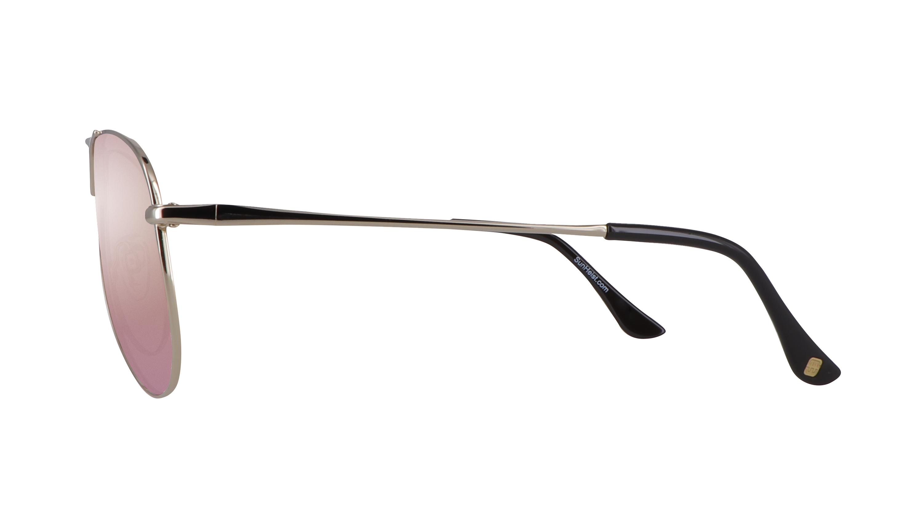 Gloss Light Gold / Smoke with Rose Gold Mirror