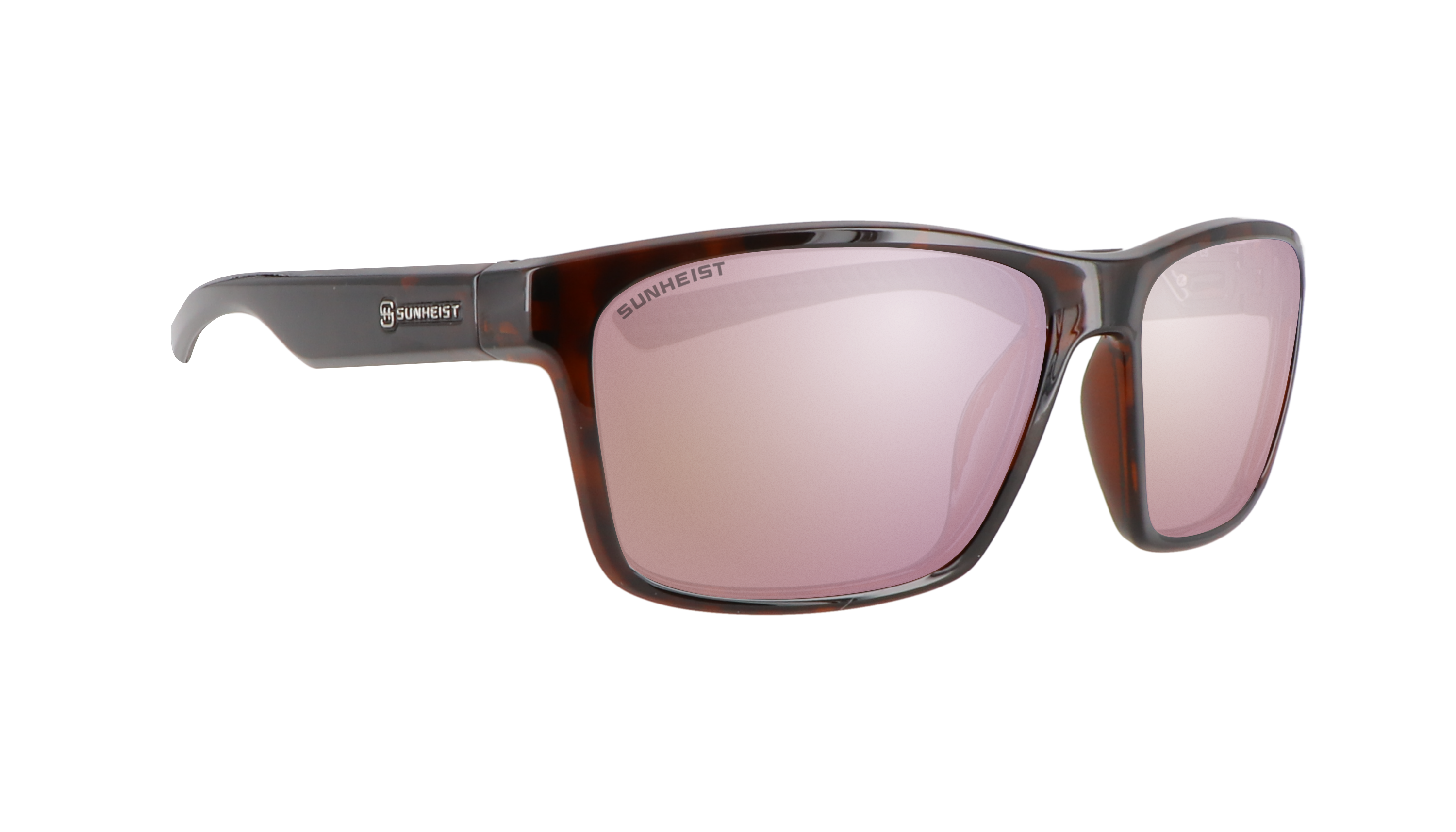 Gloss Brown Tortoise Maple / Smoke with Rose Gold MIrror