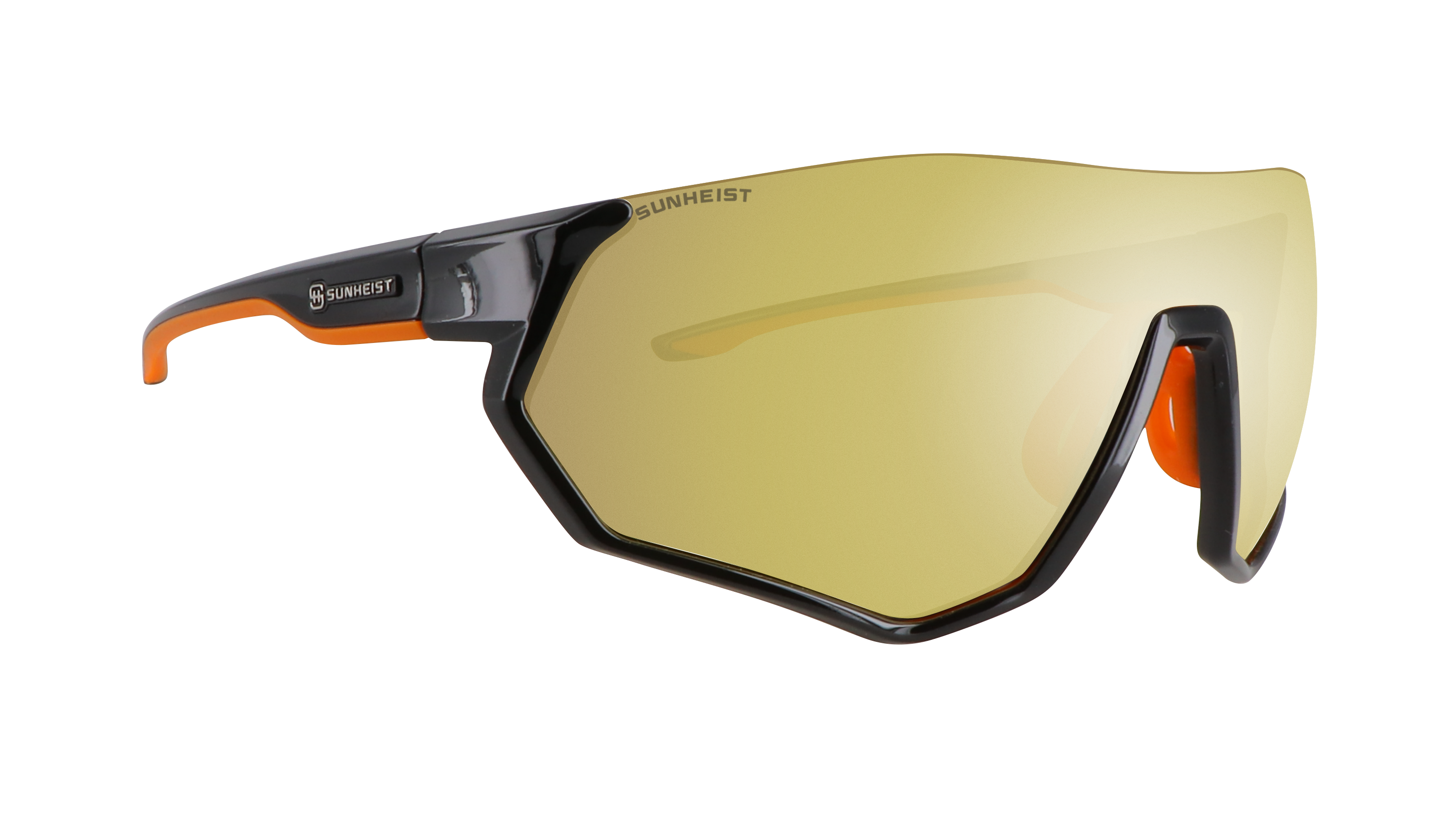 Matte Black and Orange / Bright Yellow Lens for Lowlight