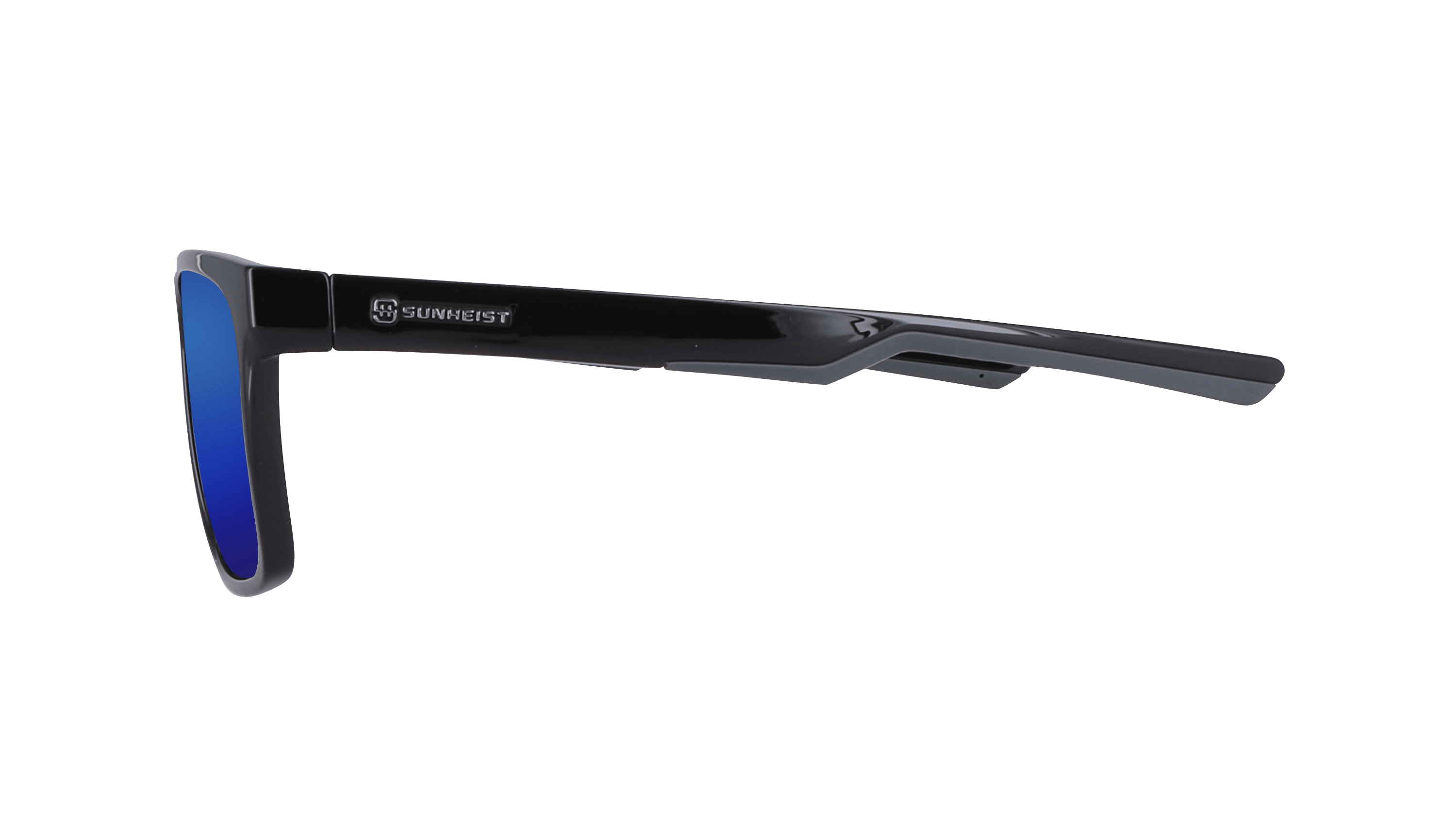 Gloss Black / Smoke with True Blue Mirror Polarized