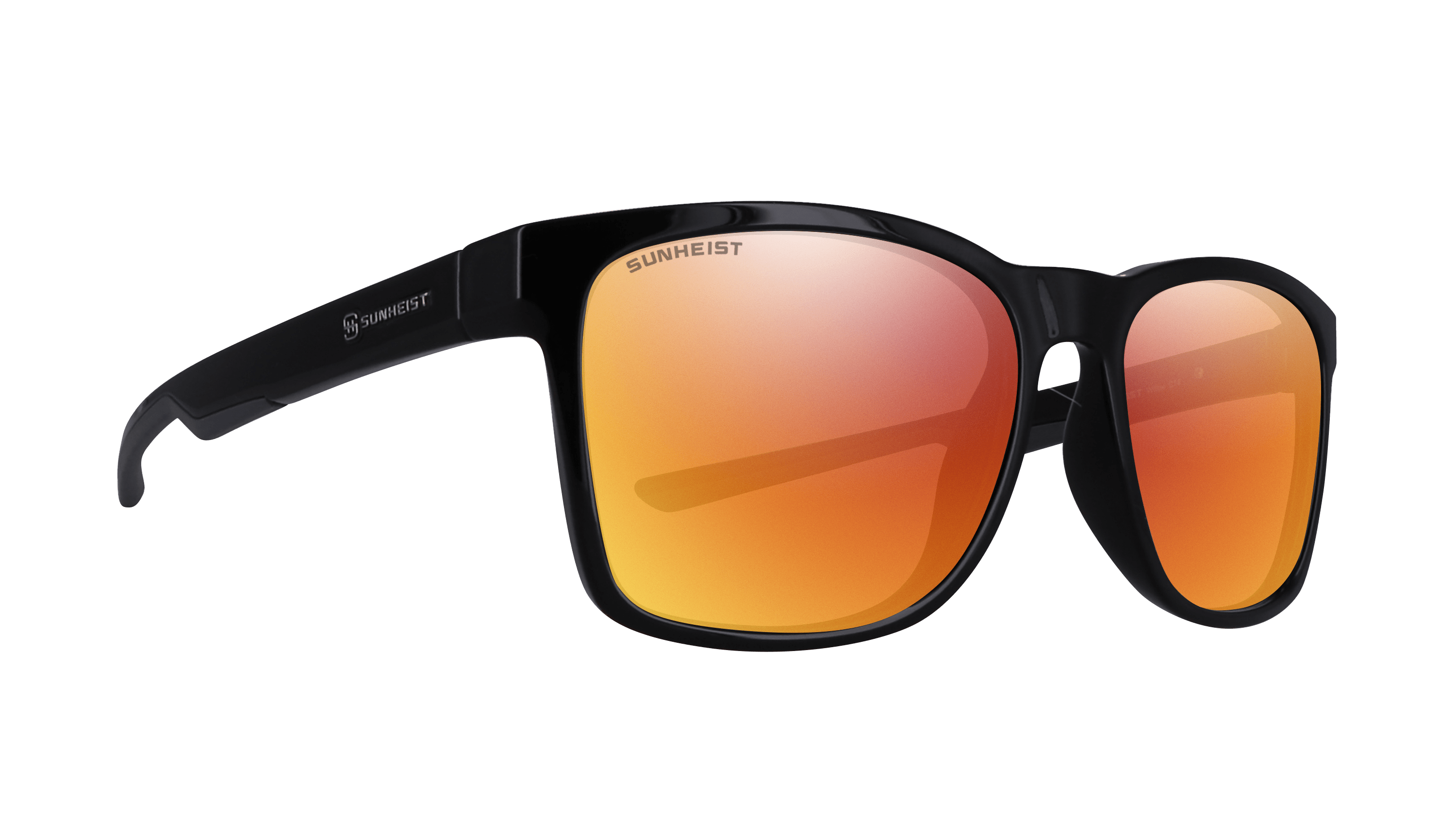 Gloss Black / Smoke with Red Mirror