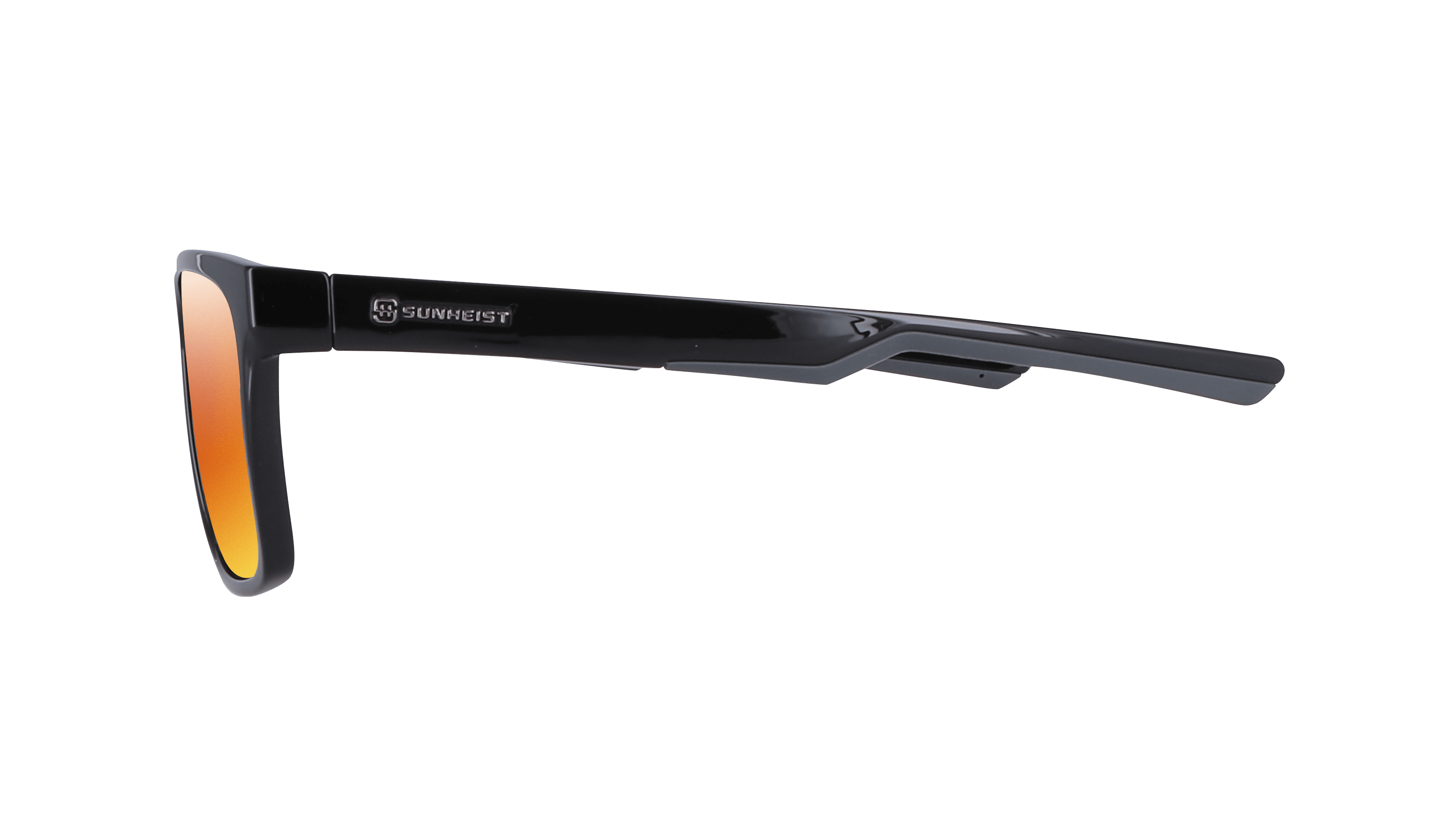 Gloss Black / Smoke with Red Mirror