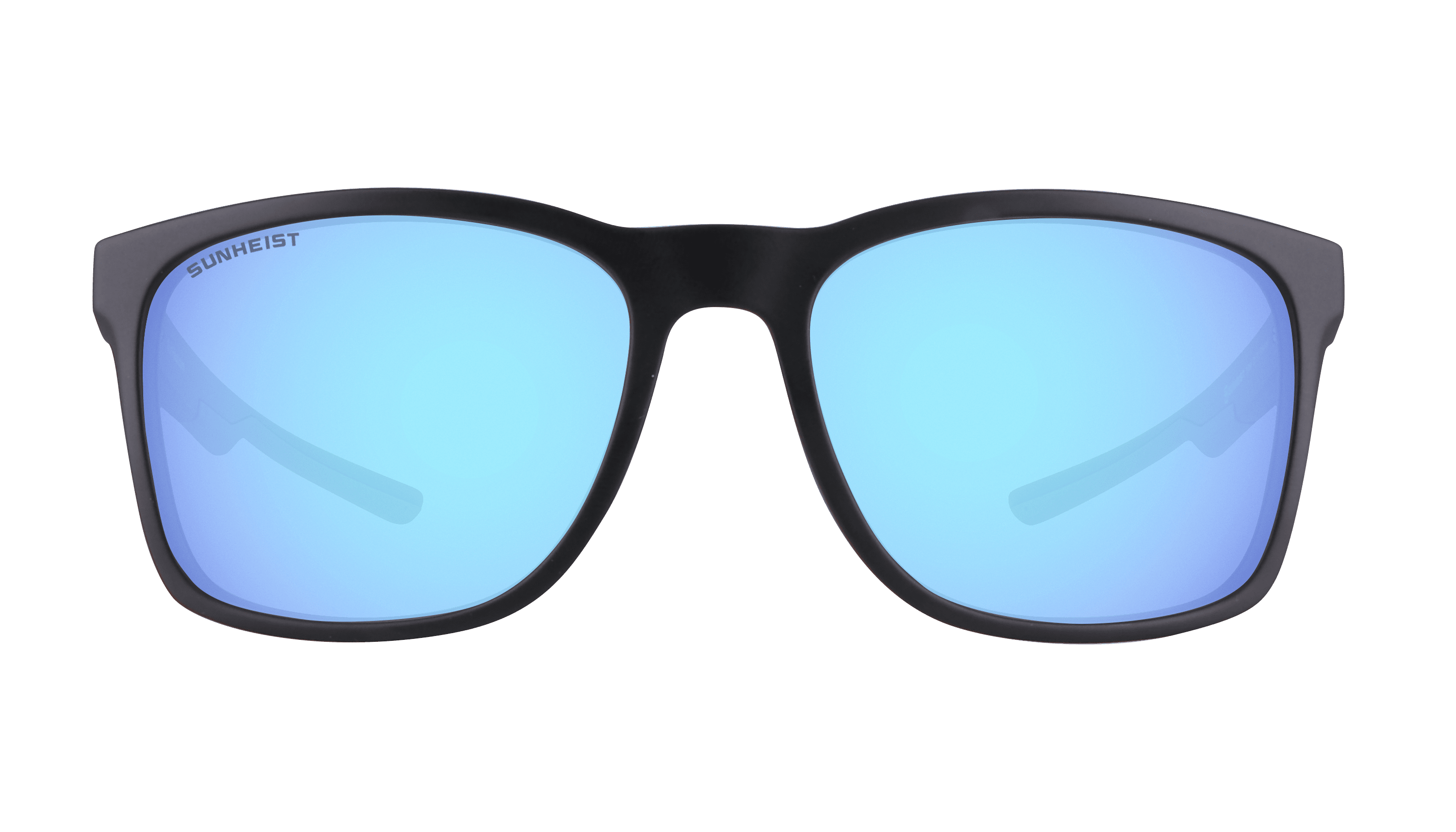 Matte Black / Smoke with Icy Blue Mirror Polarized