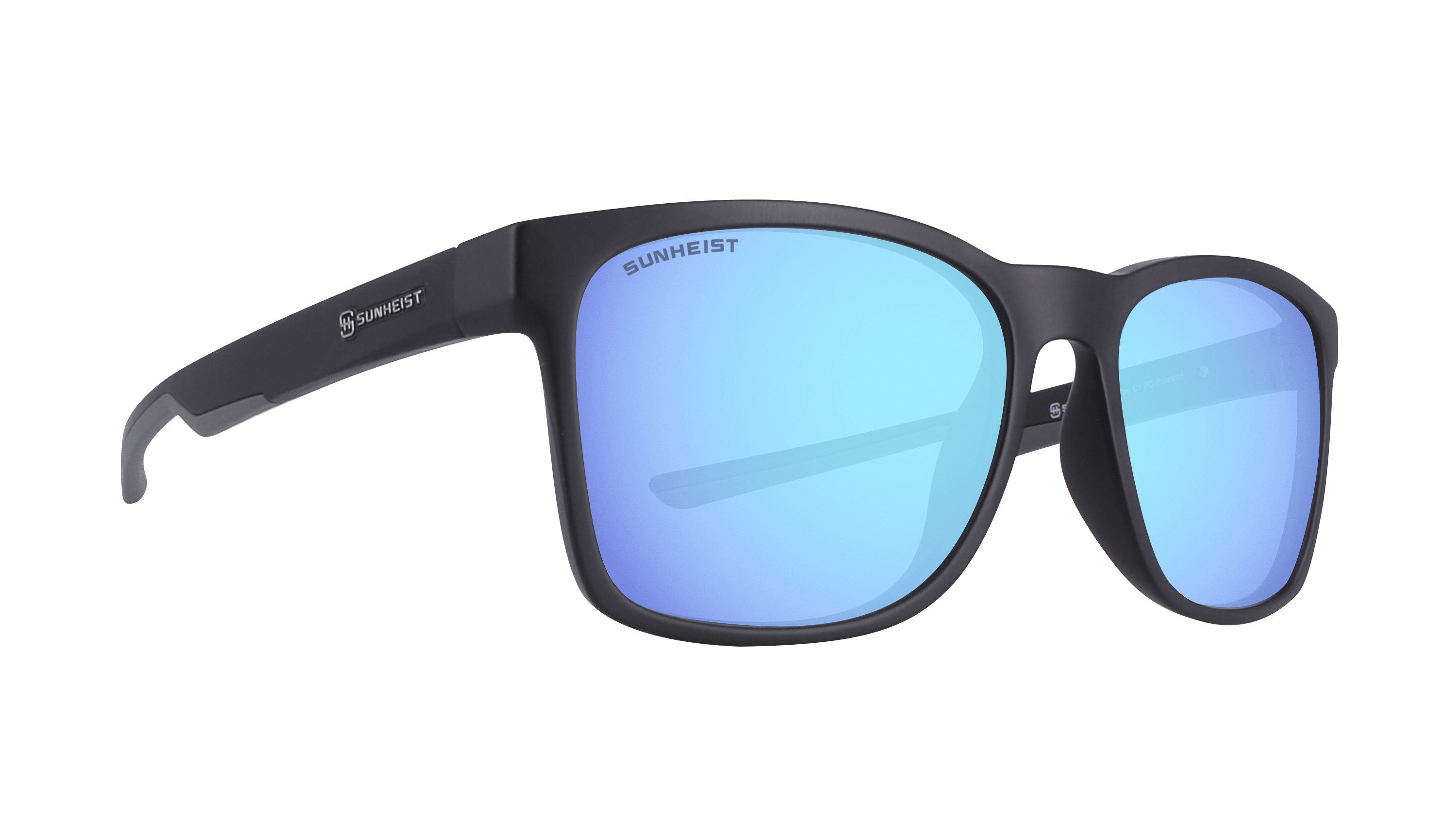 Matte Black / Smoke with Icy Blue Mirror