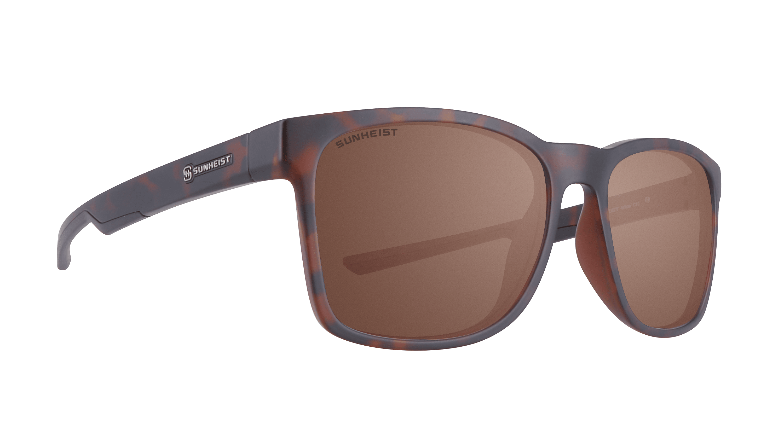 Matte Brown Tortoise / Brown Polarized - Sports Sunglasses - Willow | Sunheist | Perfect Sunglasses for Hiking, Fishing, Cycling or Boating