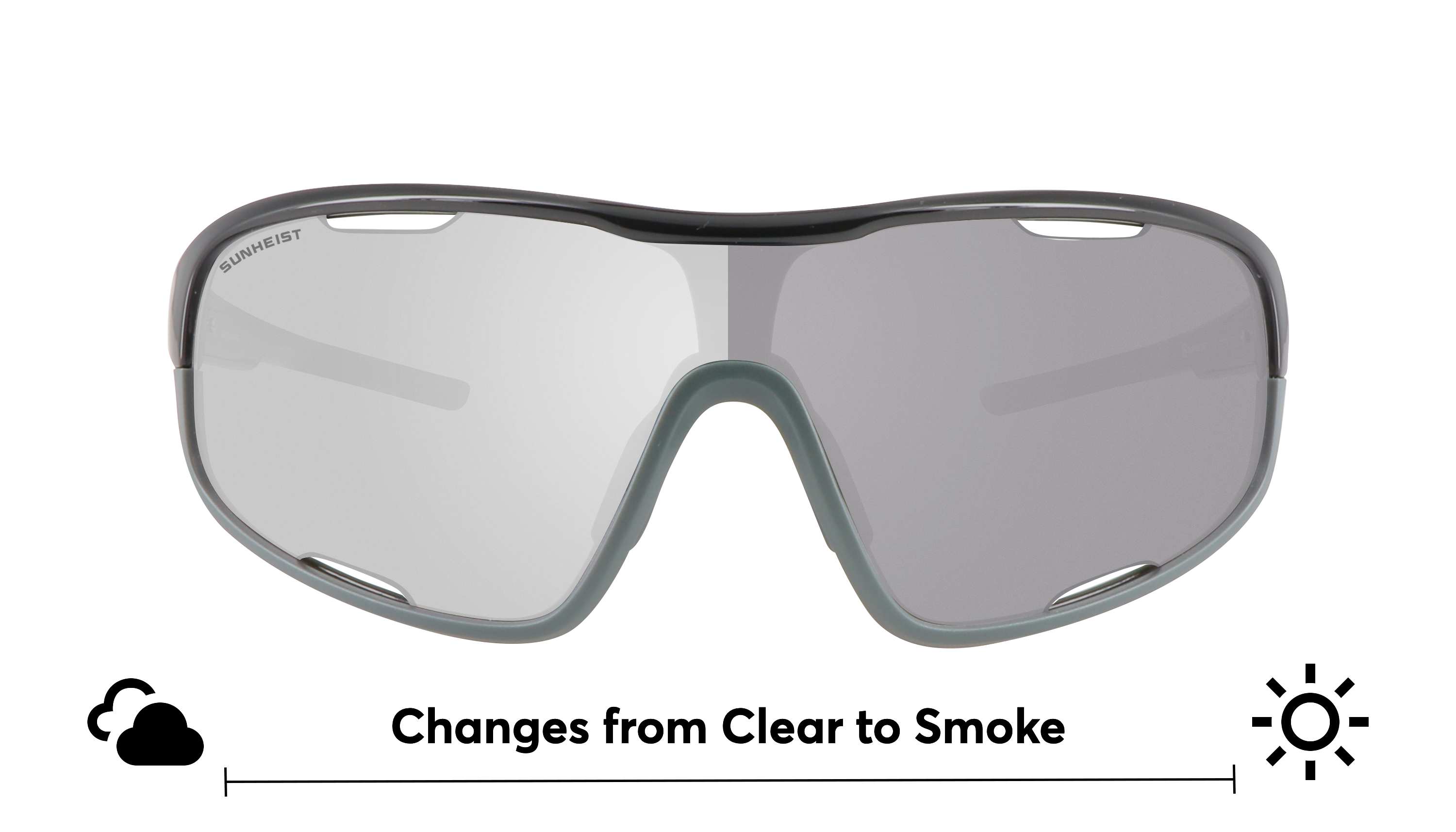 Gloss Black and Matte Gray Pine / Photochromatic Clear to Smoke