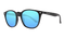 Matte Black / Smoke + Icy Blue Mirror Polarized