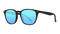 Matte Black / Smoke + Icy Blue Mirror Polarized