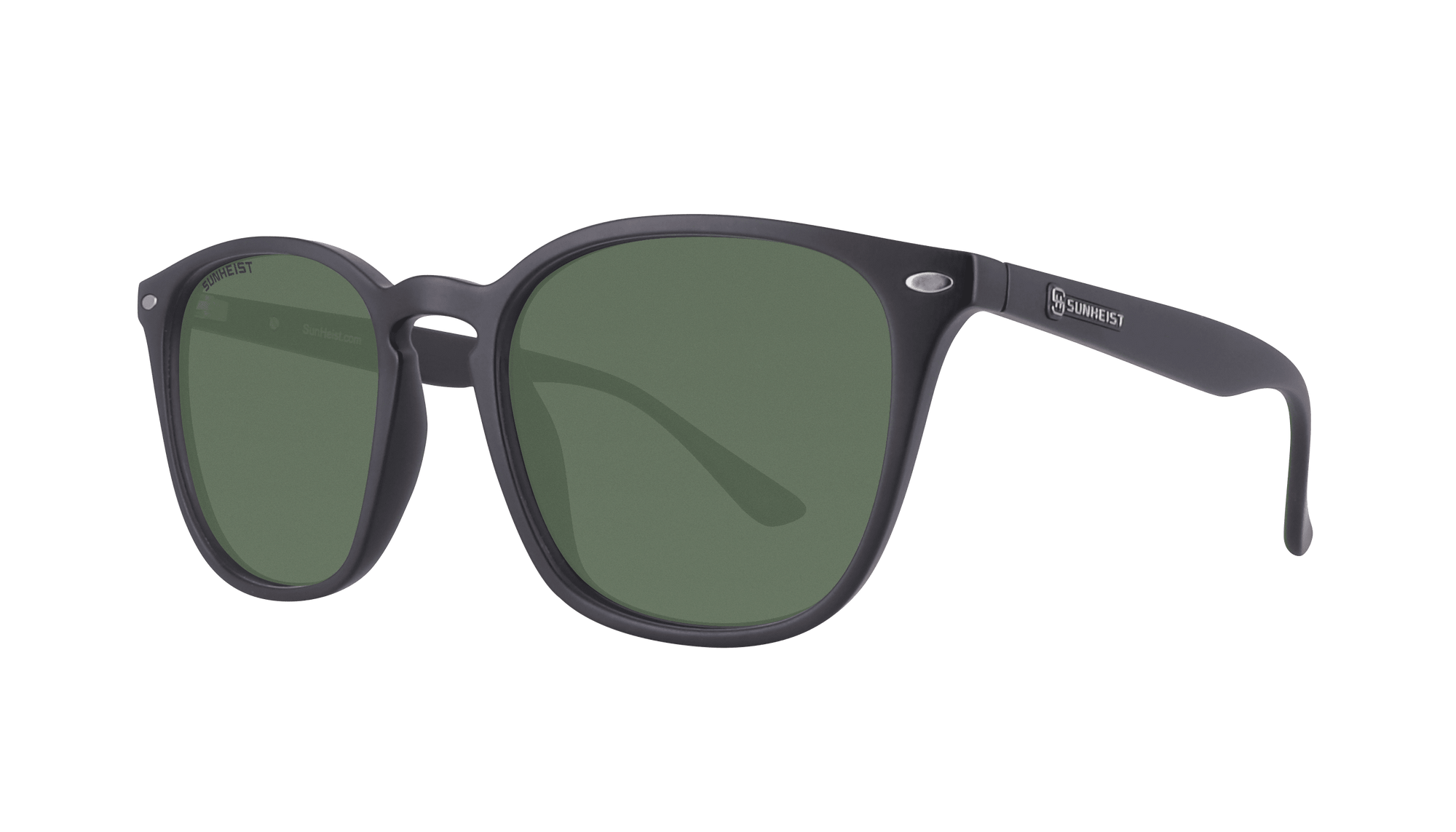 Matte Black / Green Polarized