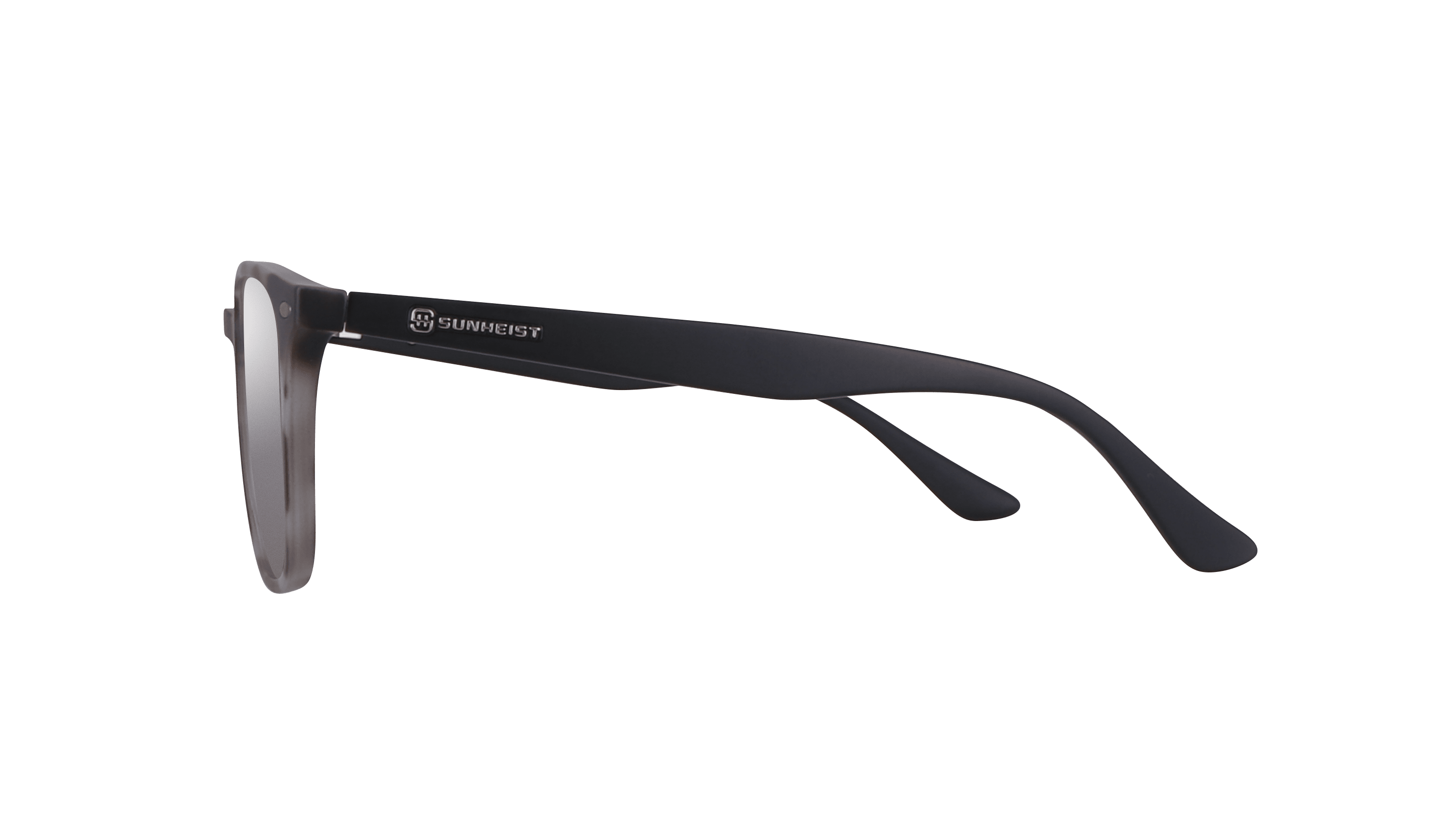 Matte Gray Tortoise / Smoke with Flash Mirror