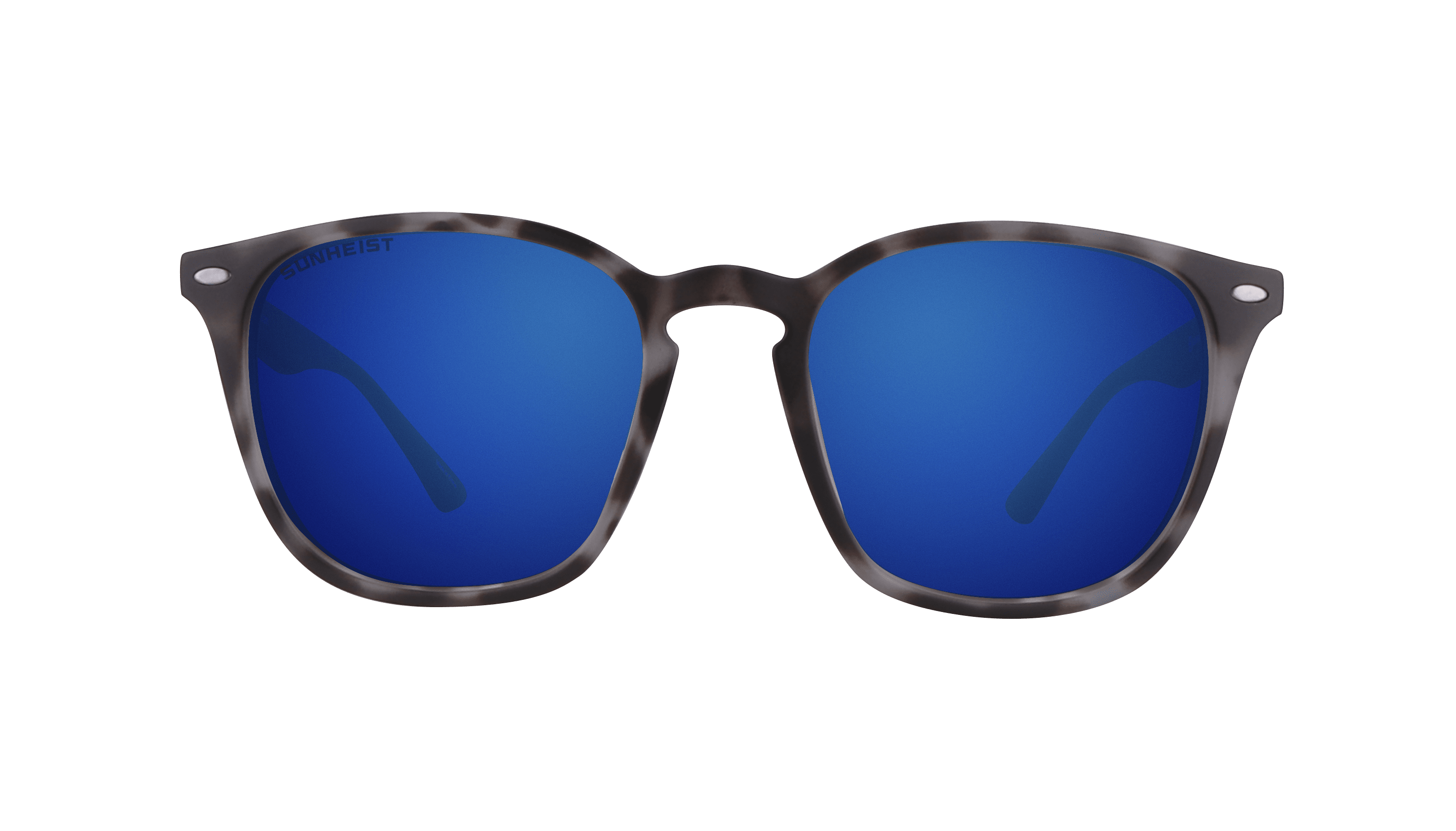 Matte Gray Tortoise / Smoke with True Blue Mirror