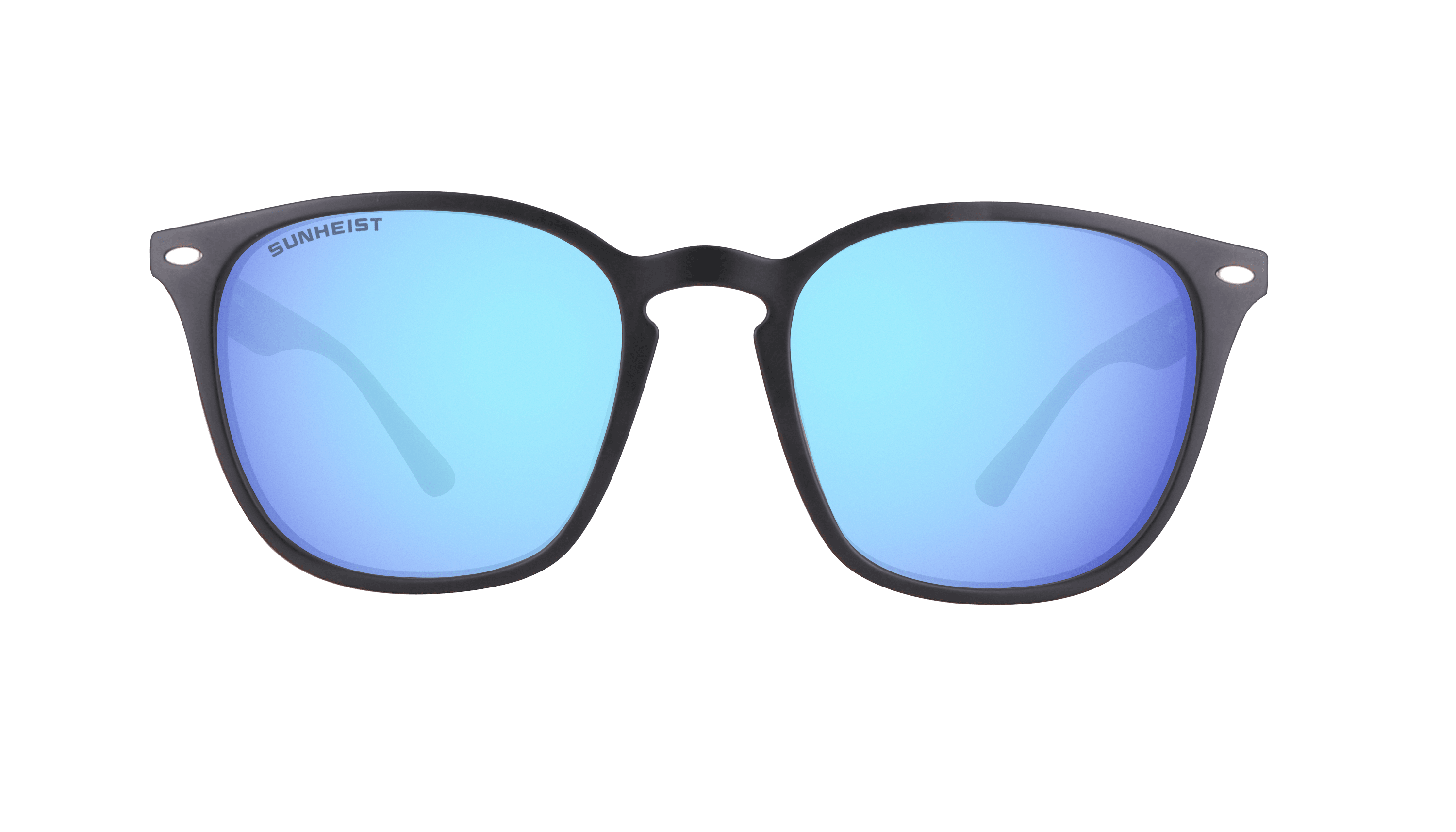 Matte Black / Smoke with Icy Blue Mirror