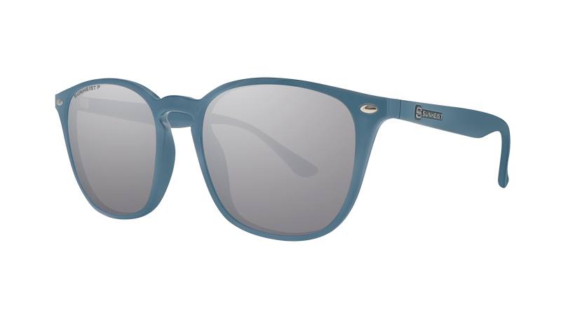 Gloss Sky Blue / Smoke Polarized