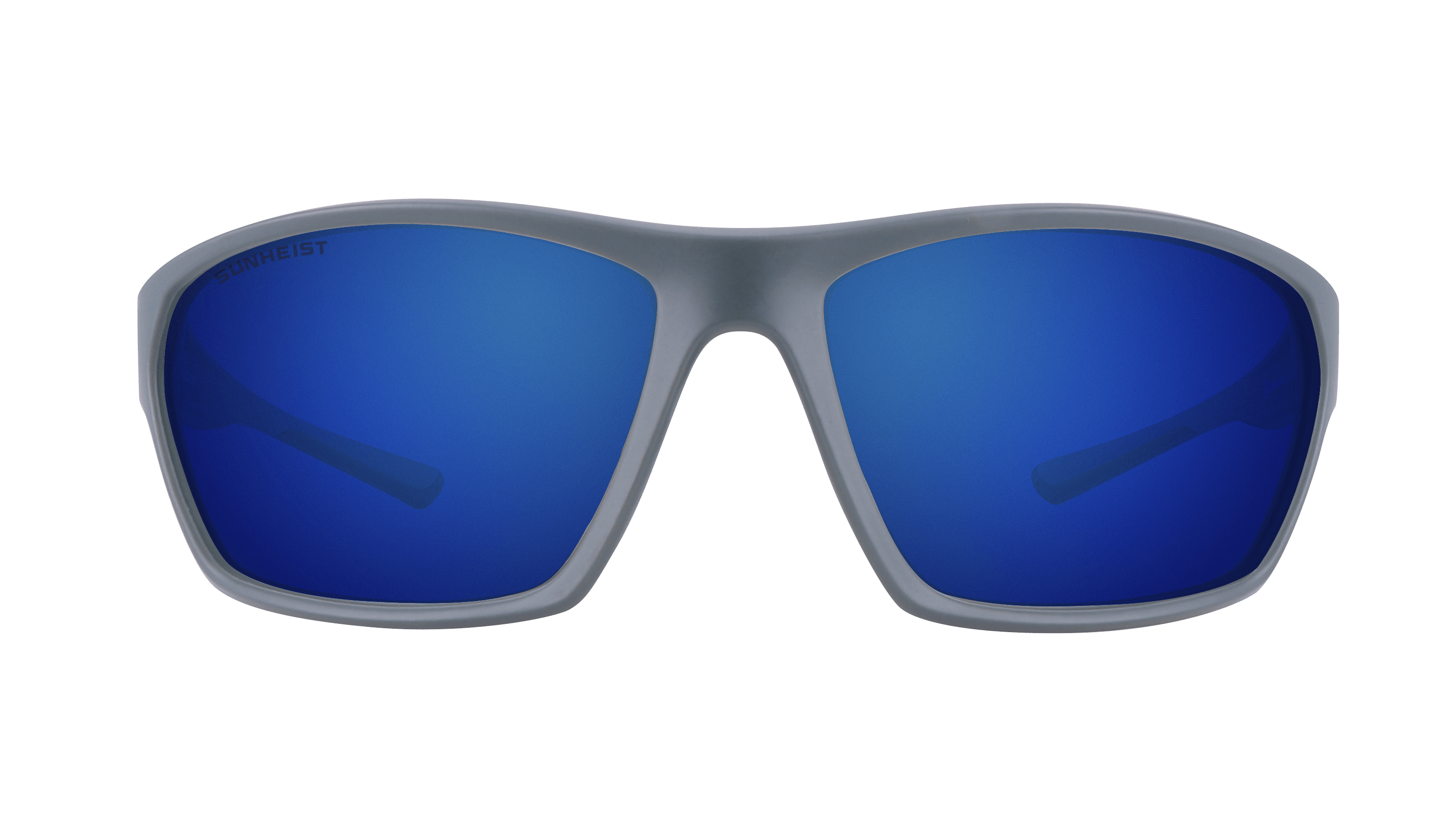 Matte Gray / Smoke with True Blue Mirror