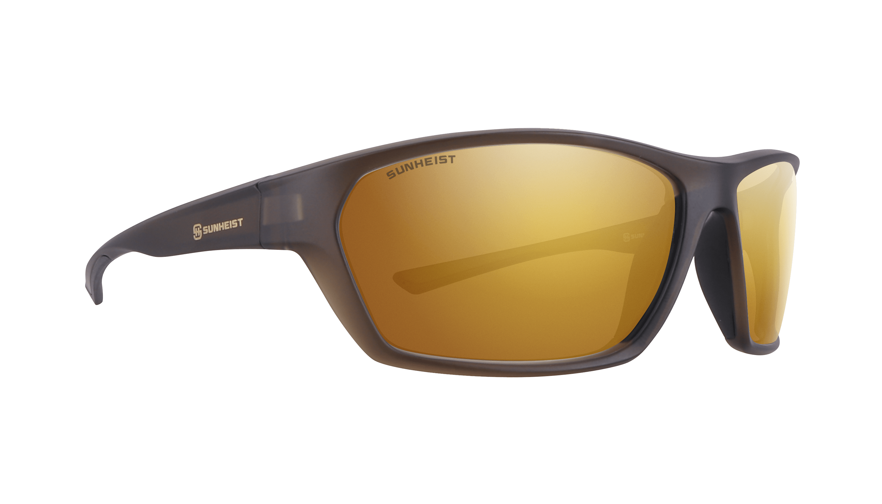 Matte Crystal Olive Green / Brown with Gold Mirror