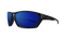 Gloss Black / Smoke + True Blue Mirror Polarized