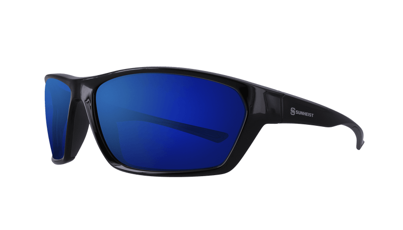 Gloss Black / Smoke with True Blue Mirror Polarized